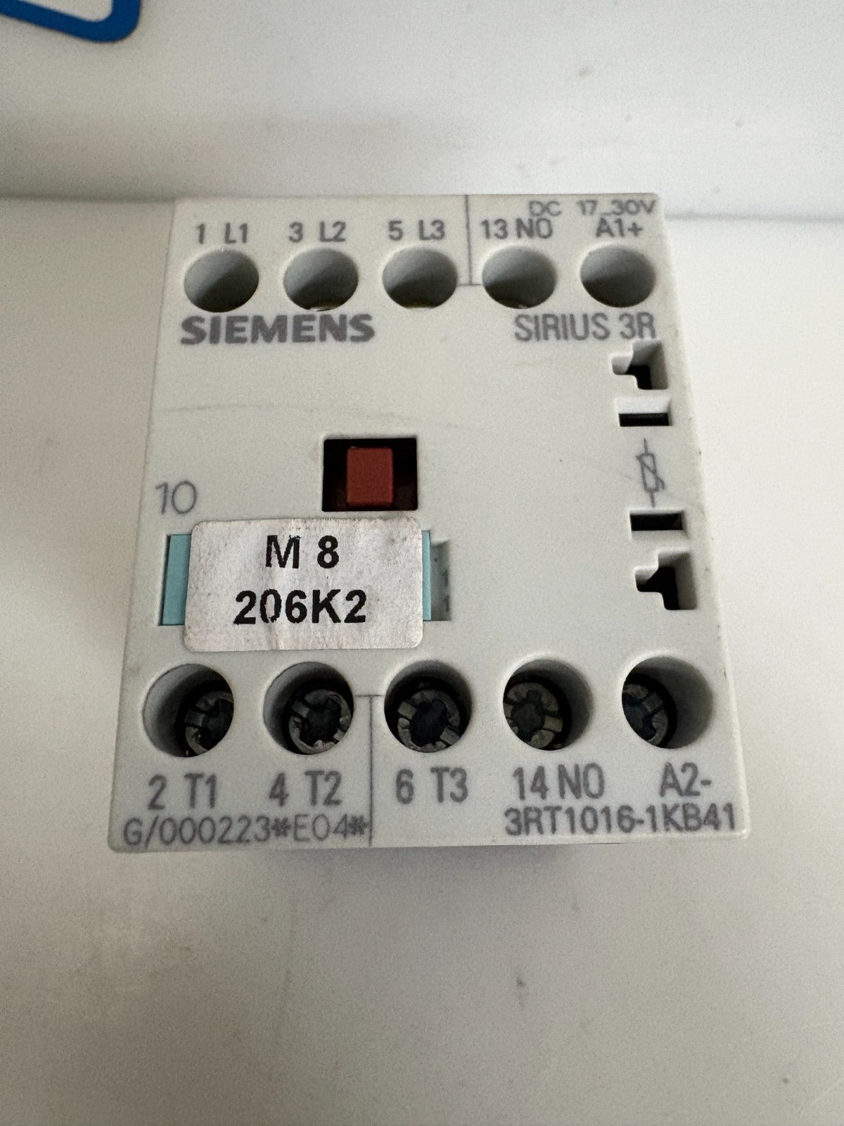 SIEMENS CONTACTOR 3RT1016-1KB41 G/000223-EO