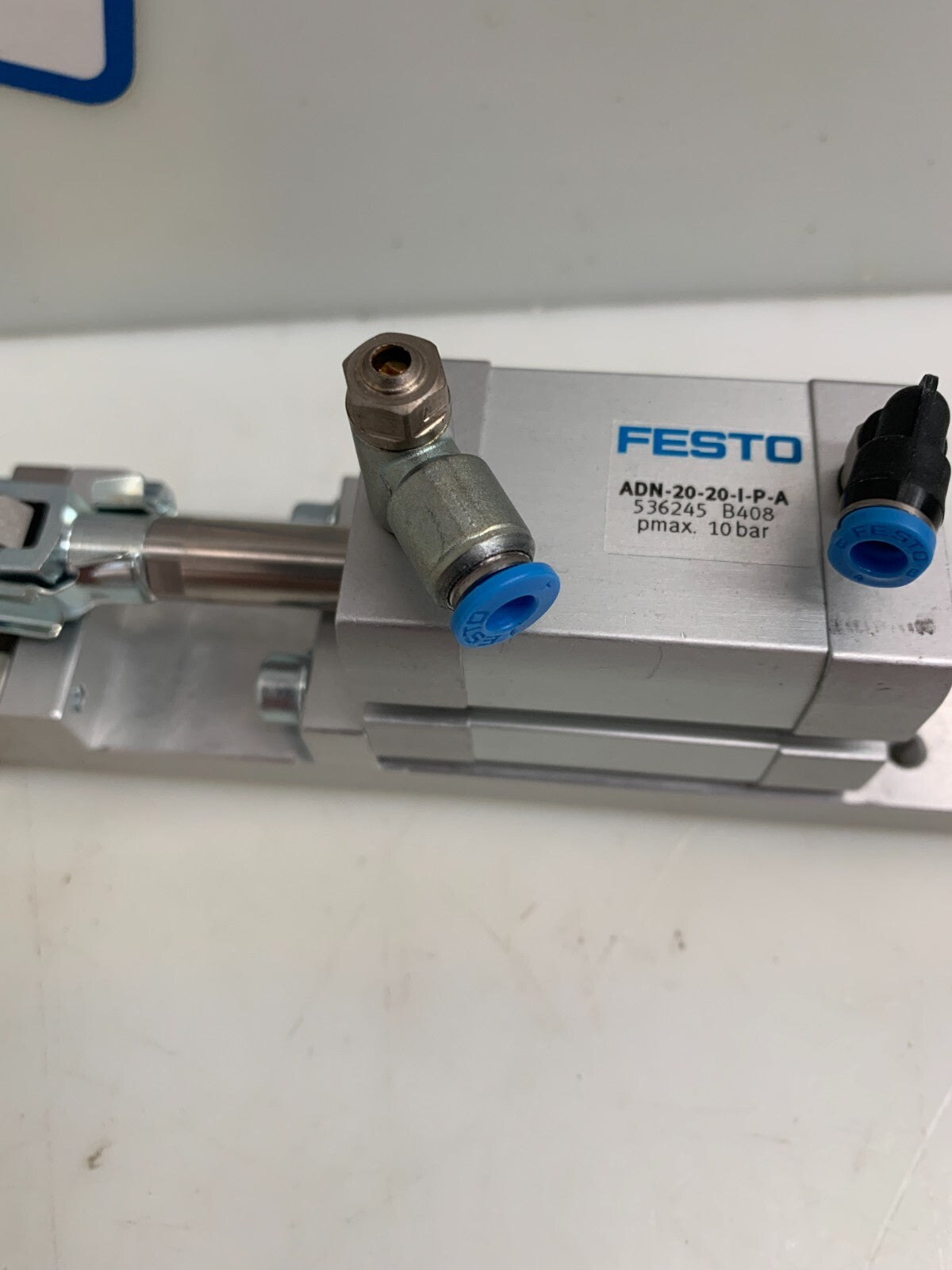 FESTO ADN-20-20-I-P-A Stopper Cylinder  536245  w/Grabbing Apparatus
