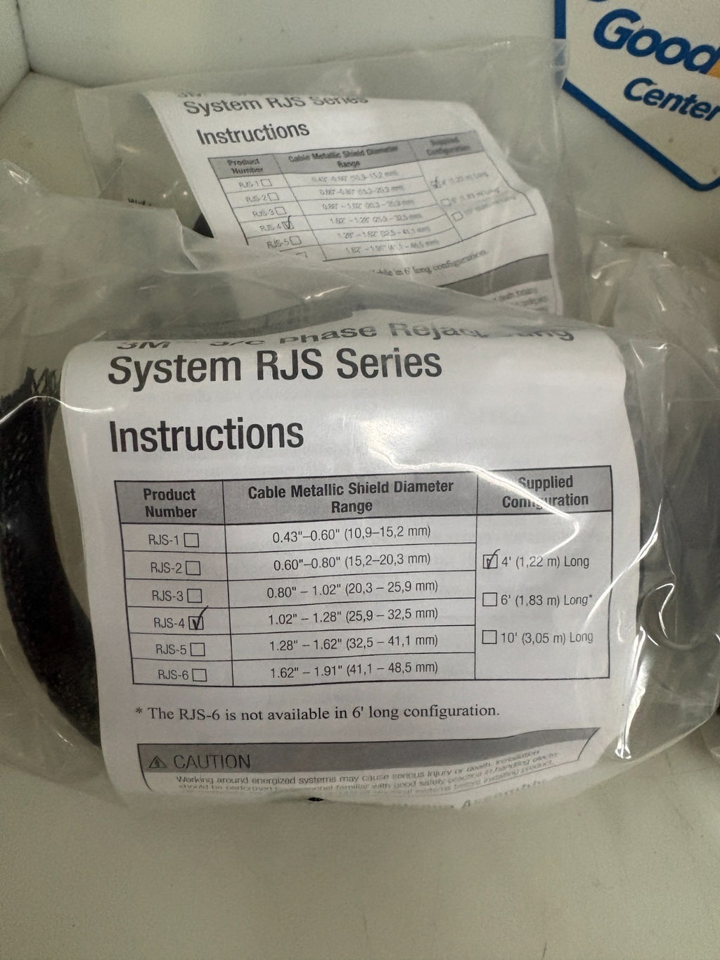 3M JOB BOX PHASE REJACKETING KIT RJS-4/3 CE-1006-8268-72