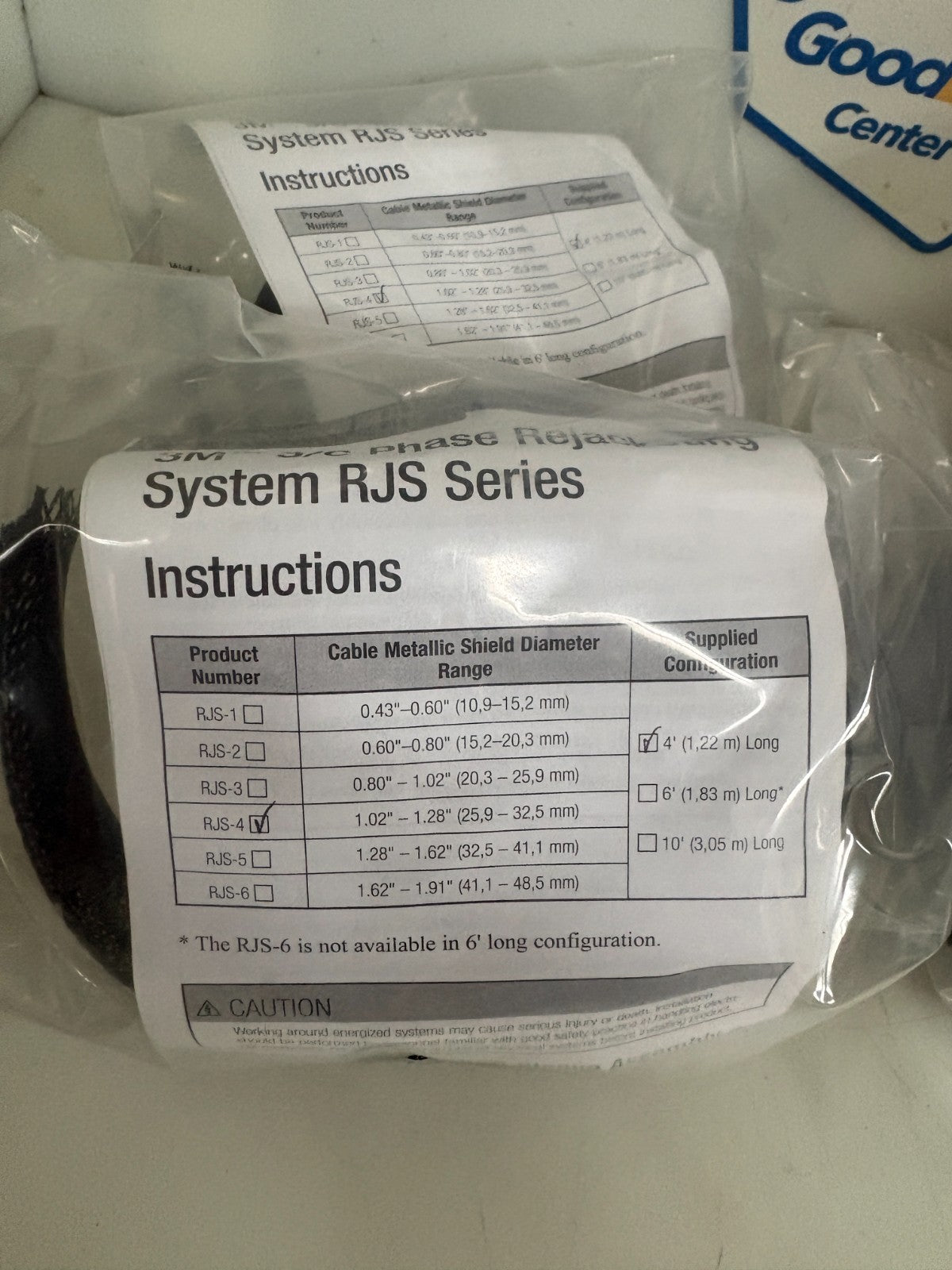 3M JOB BOX PHASE REJACKETING KIT RJS-4/3 CE-1006-8268-72