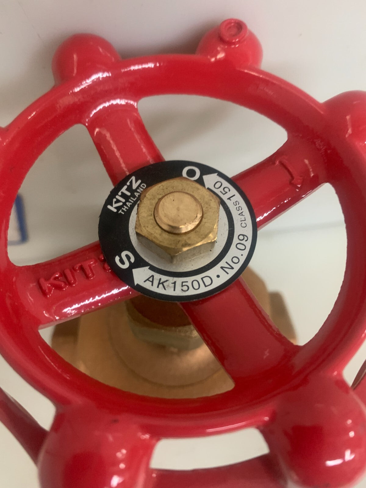 KITZ #9 BRASS 1 1/2" GLOBE VALVE #AK15OD2