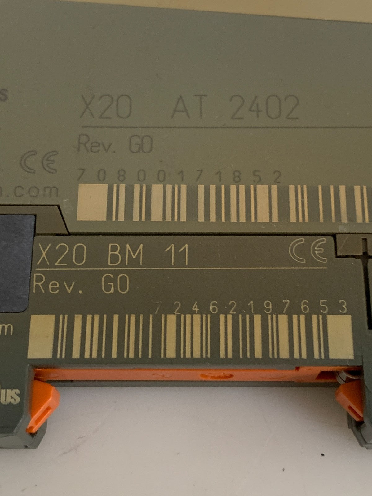B & R TEMPERATURE MODULE X 20 AT 2402 REV. 01