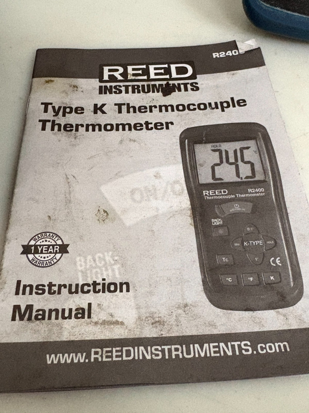 REED THERMOCOUPLE THERMOMETER ST-610B