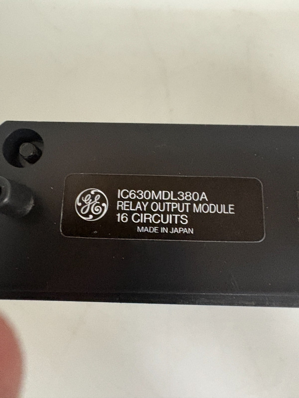 GENERAL ELECTRIC OUTPUT RELAY MODULE IC630MDL380 A 3