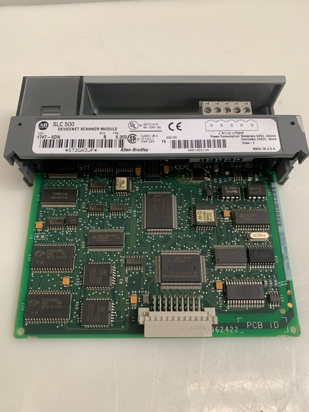 ALLEN BRADLEY  SLC 500    PLC Module  1747-SDN  B  6.002