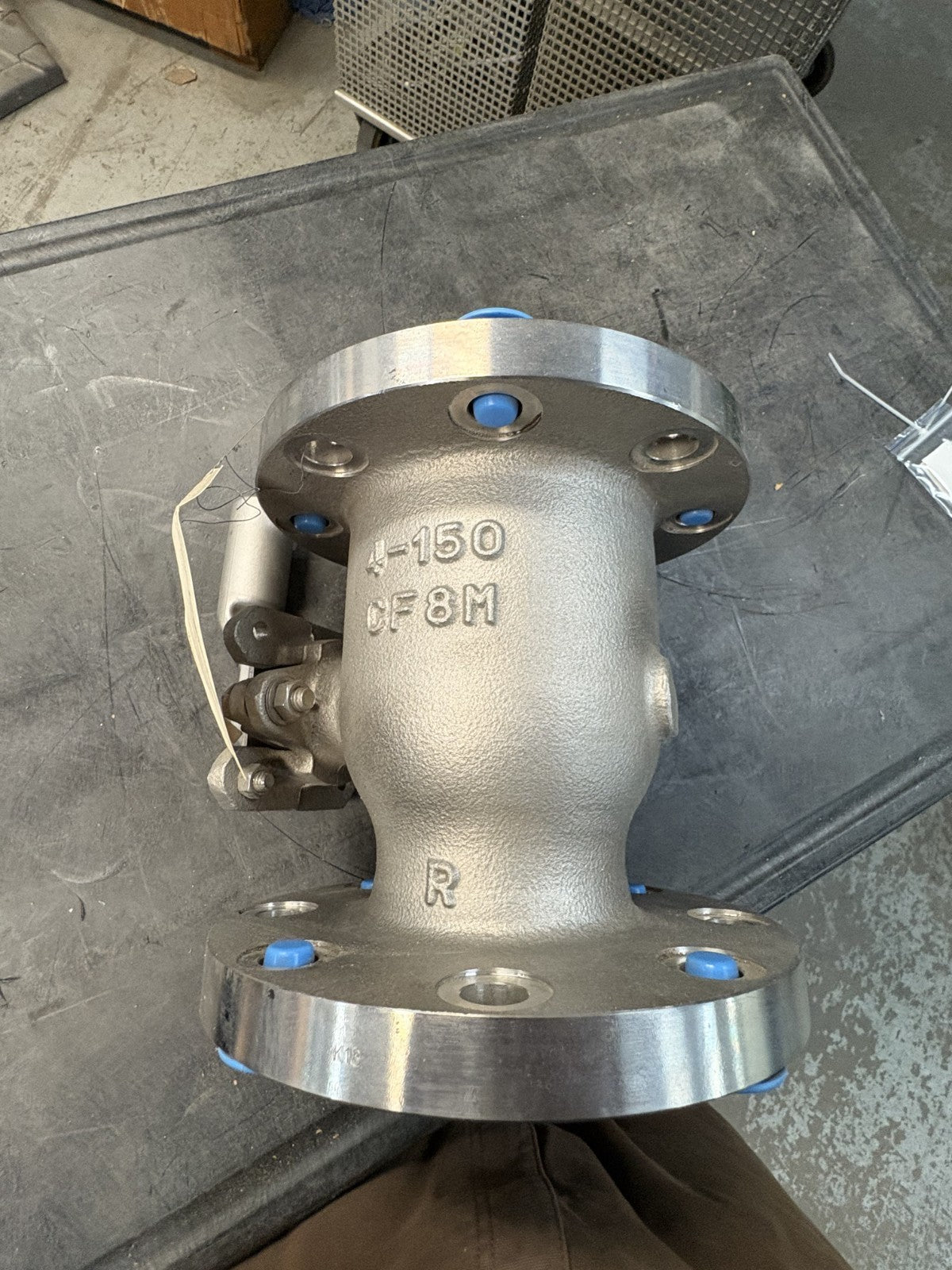 QUADRANT VALVE S.STEEL 4" MANUAL E 1024 NACE F1RSSRGLH1F400 4-150 CF8M7