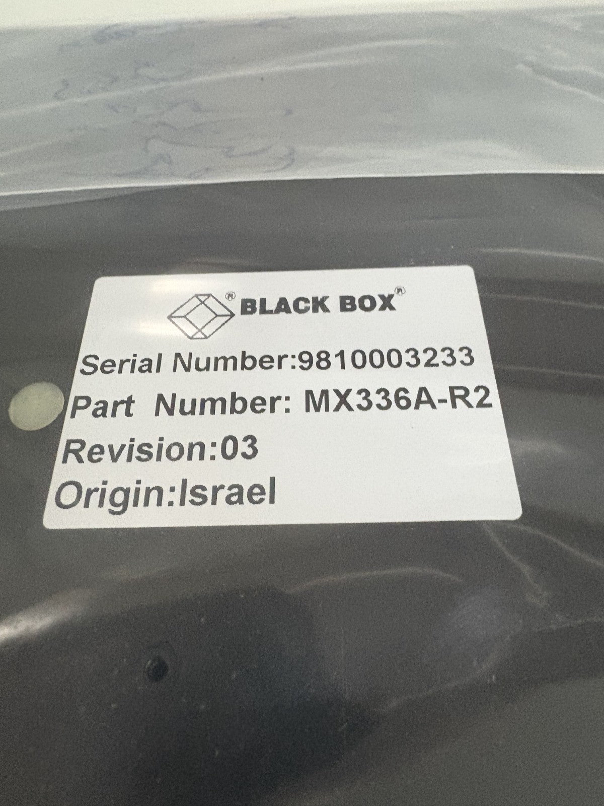 BLACK BOX 7 PORTS CFB 5250 MUX #MX336A-R2