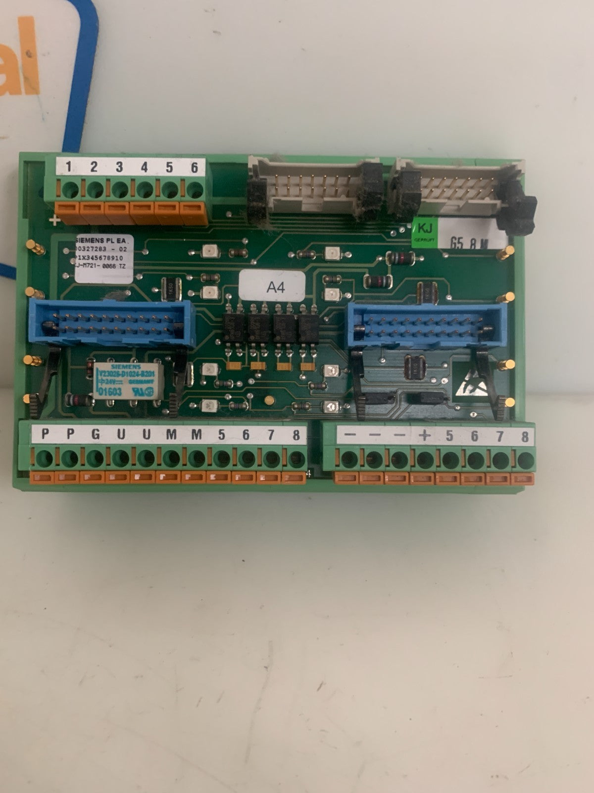 SIEMENS PLEA INTERFACE MODULE 00327284-02 PHOENIX CONTACT UMK SE 11.25-1