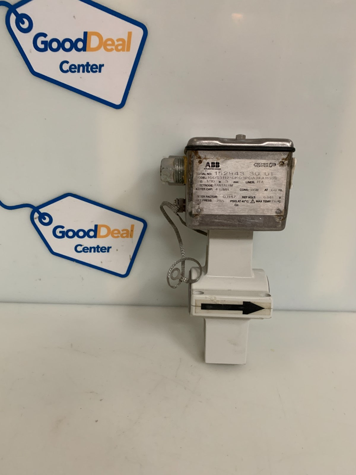 ABB/PORTER FISHER MAGNETIC FLOW METER 10DS3112* DK03POA2 FA11321