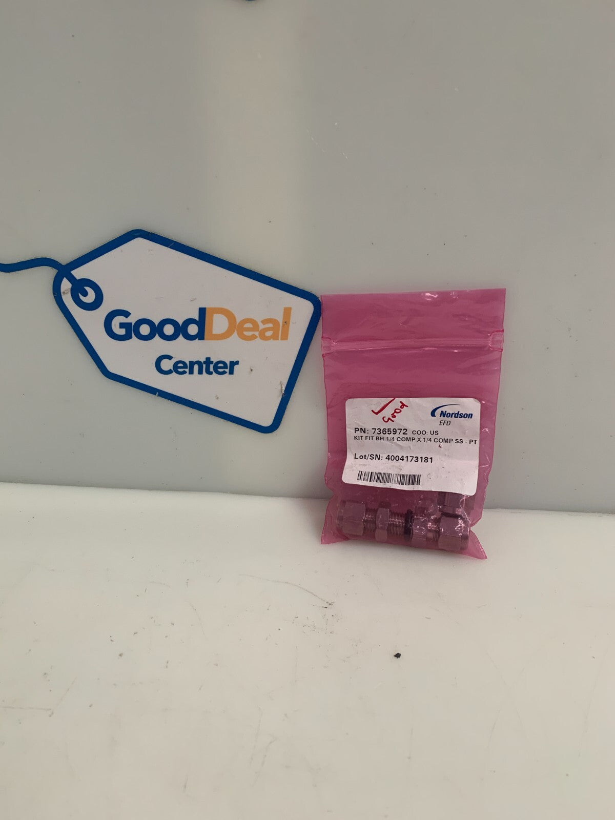 NORDSON EFD S STEEL FITTING 73659720
