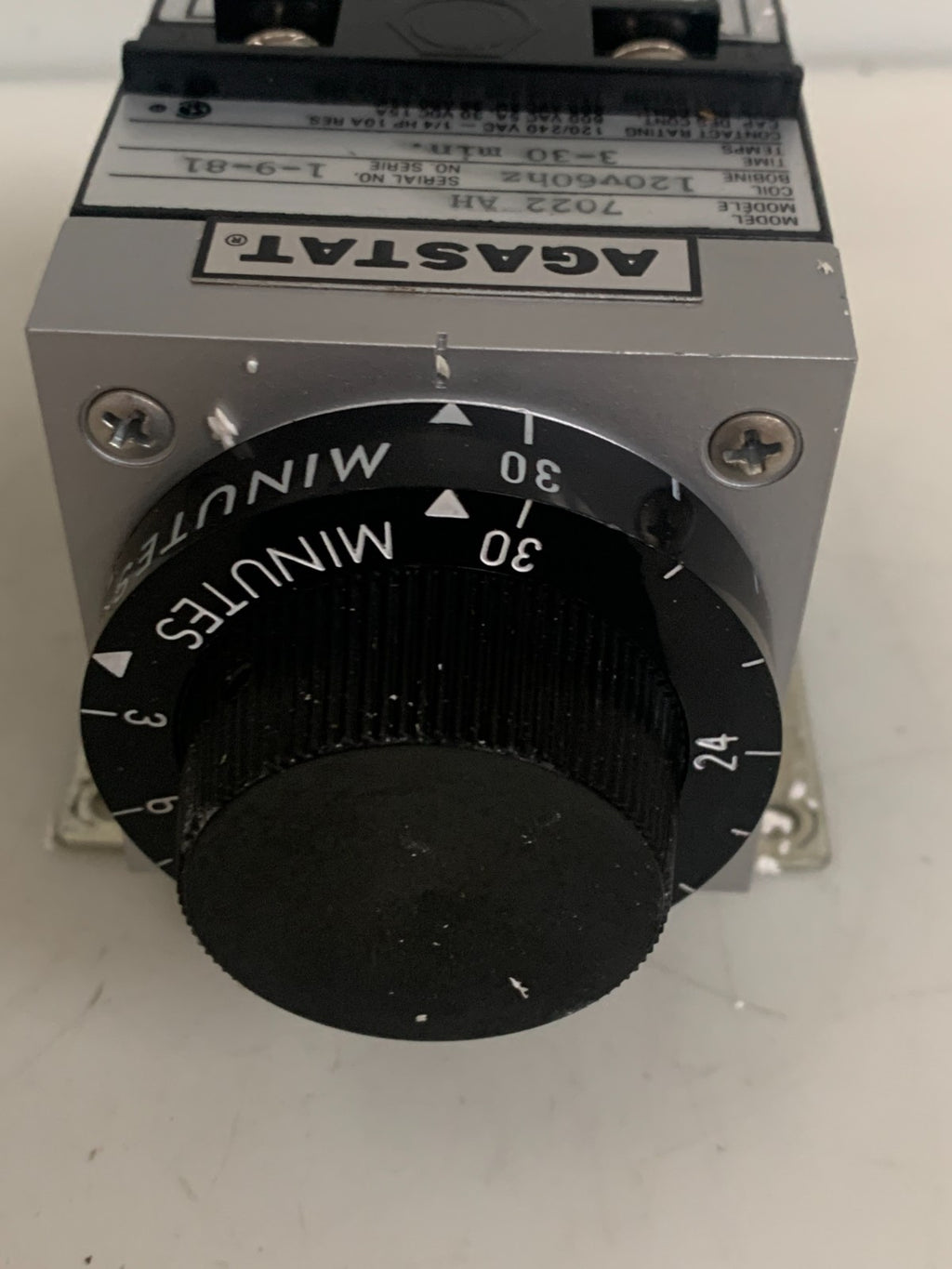 AGASTAT TIMING RELAY 7022 AH