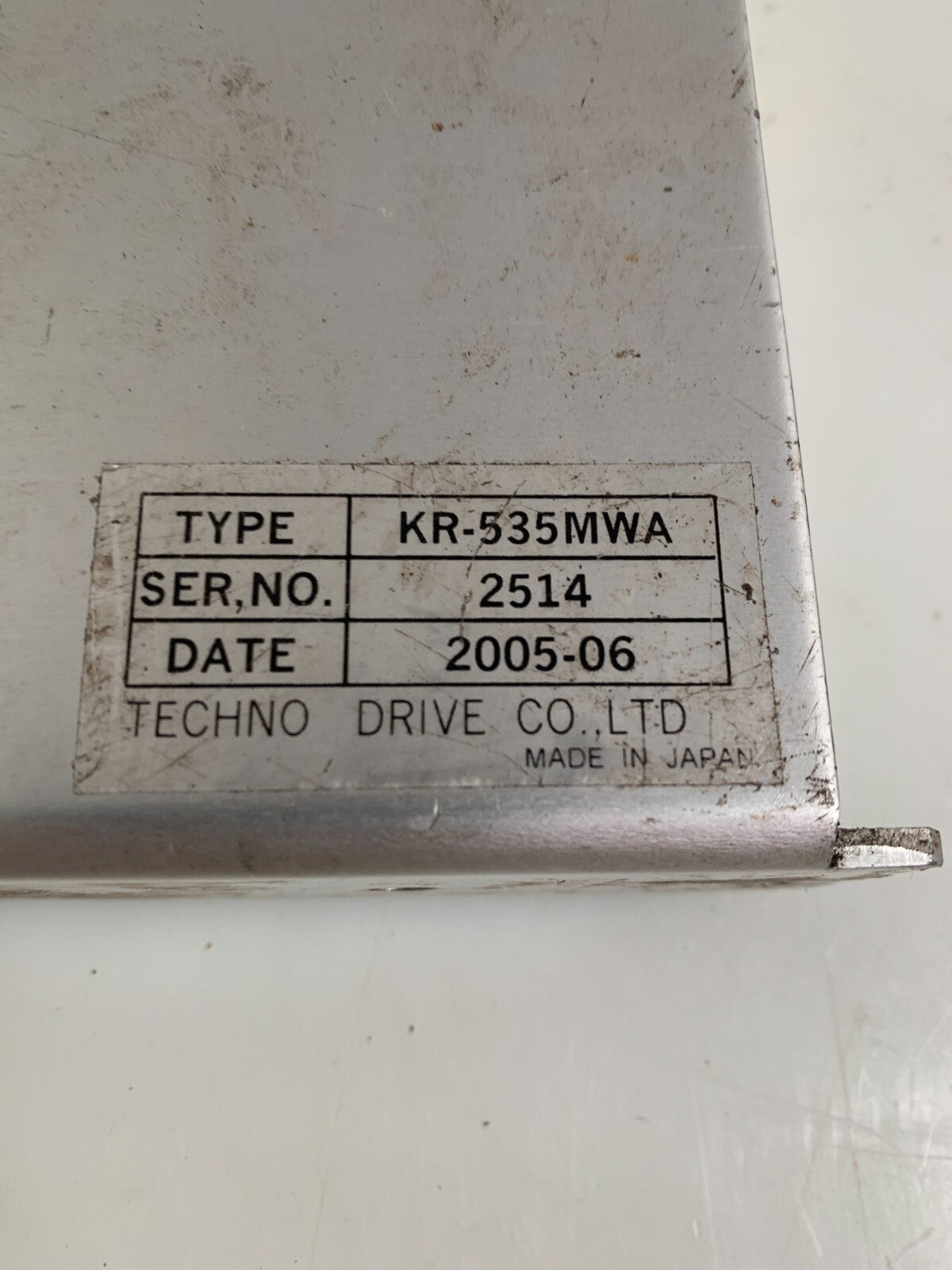 TECHNO DRIVE STEPPER DRIVER KR-535 MWA