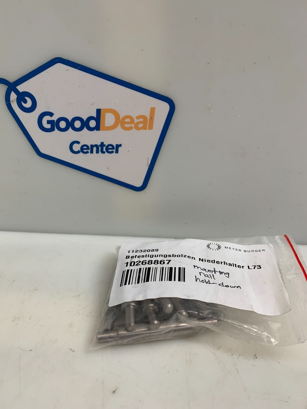 MEYER BURGER Mounting Rail Hold Down  10268867 (Bag of 2)