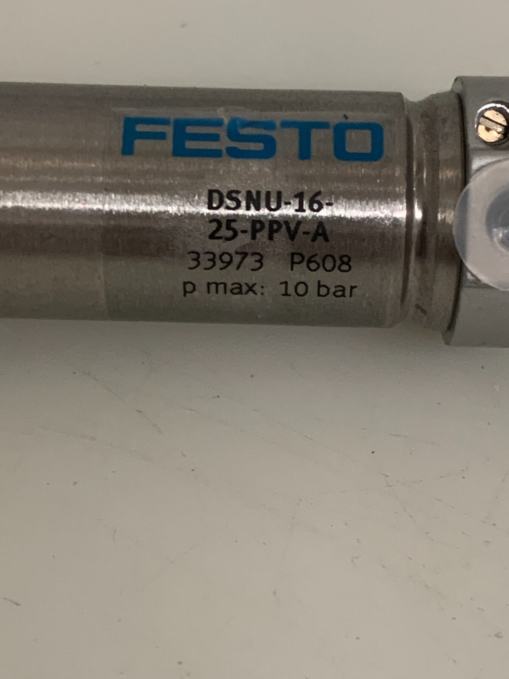 FESTO PNEUMATIC CYLINDER #33973 DSNU-16-25-PPV-A