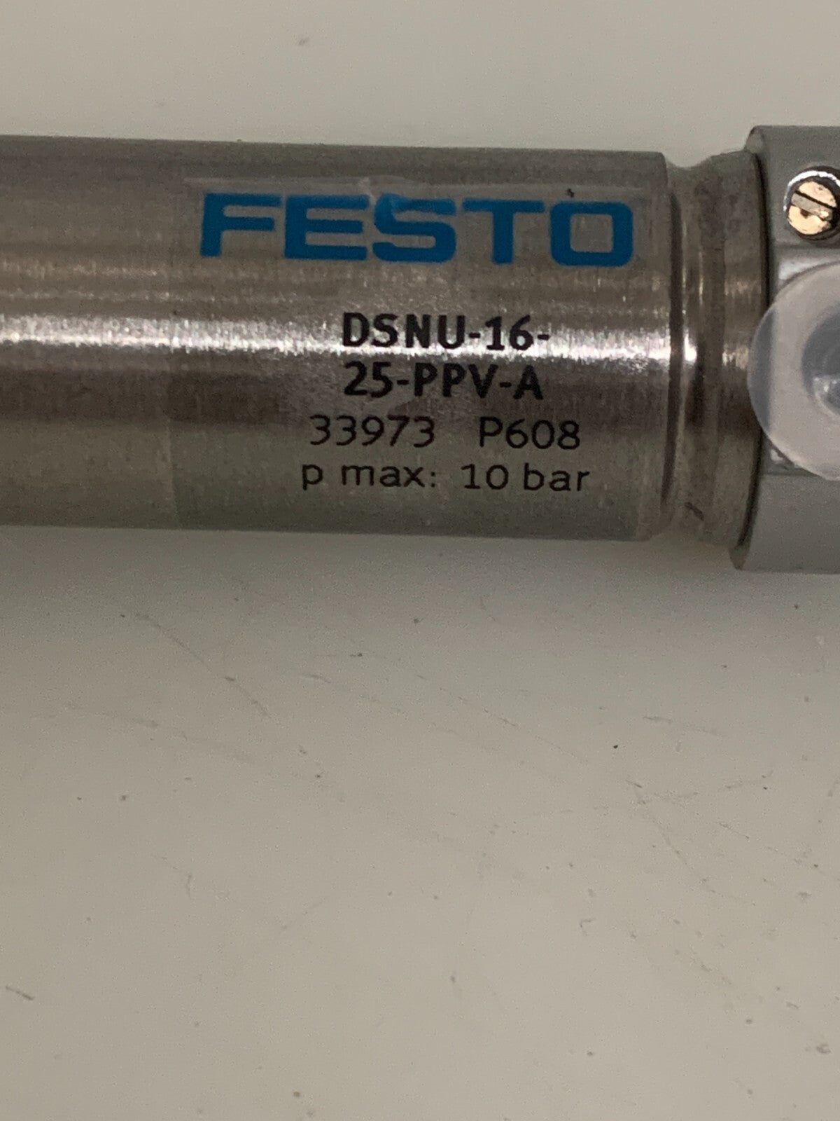 FESTO PNEUMATIC CYLINDER #33973 DSNU-16-25-PPV-A