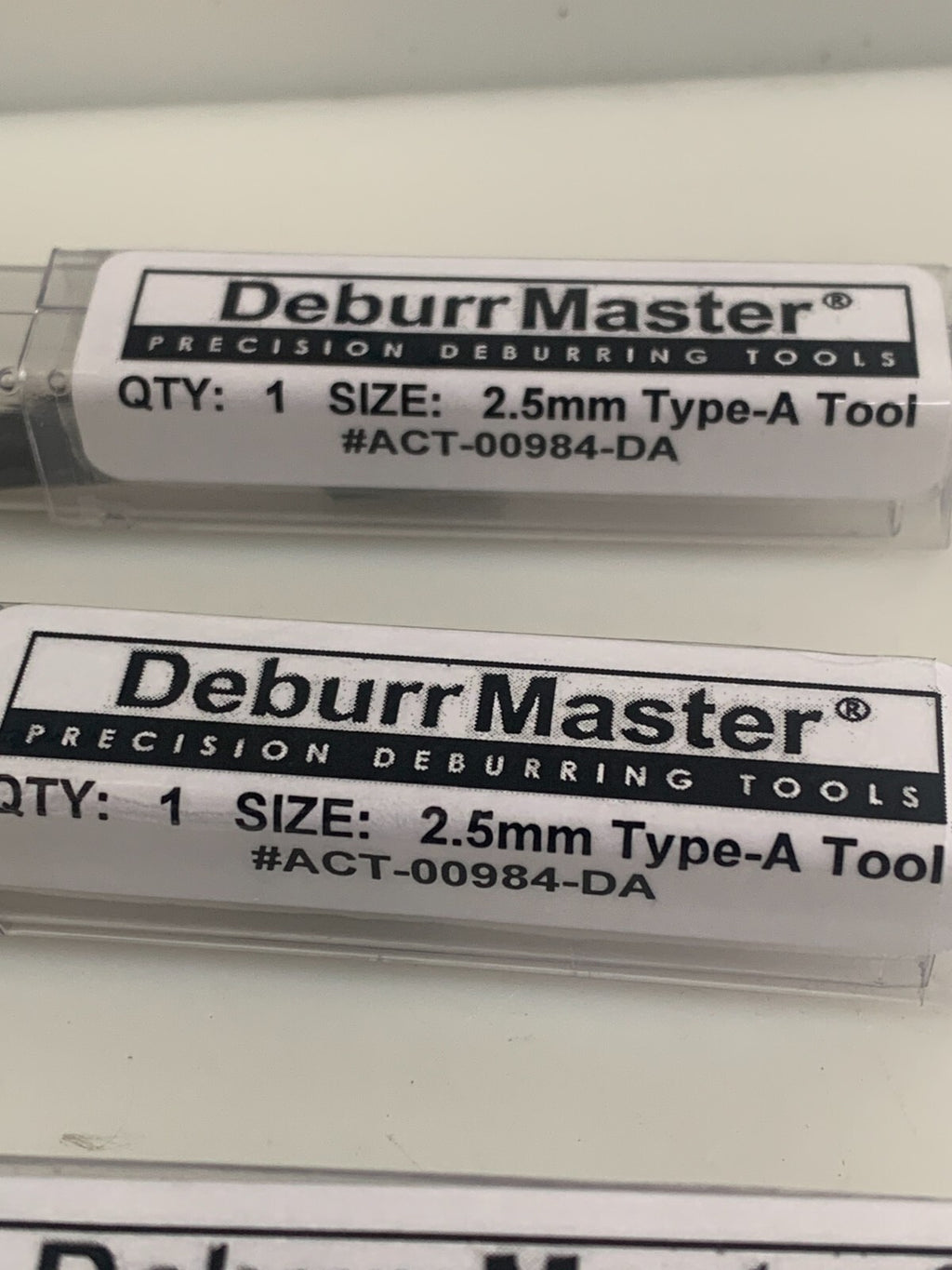 LOT OF 4 DEBURR MASTER SIZE 2.5MM TYPE A TOOL #ACT-00984-DA