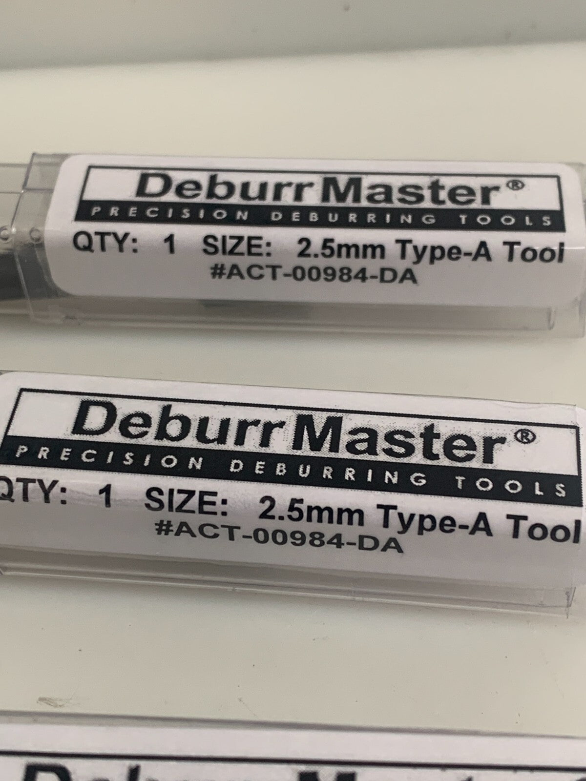 LOT OF 4 DEBURR MASTER SIZE 2.5MM TYPE A TOOL #ACT-00984-DA