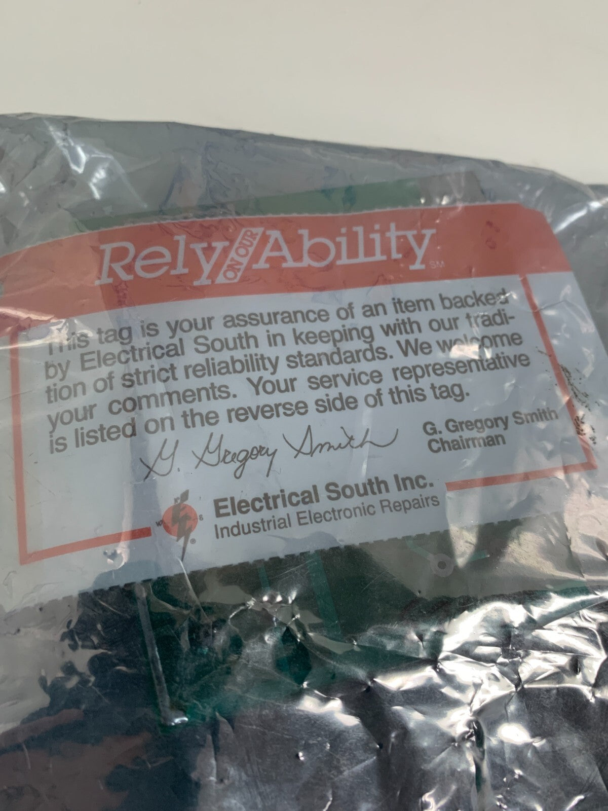 ELECTRICAL SOUTH INC. 2Z R/C NETWORK CIRCUIT BOARD1