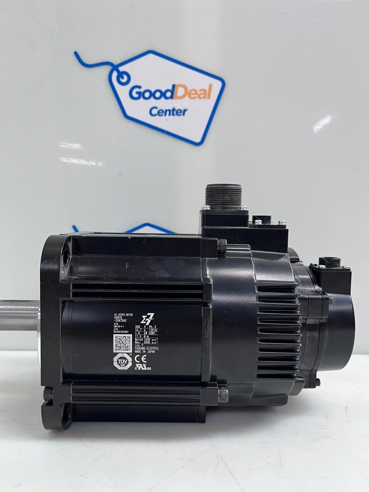 YASKAWA SGM7G-20A7D6C  AC Servo Motor  w/Abs Encoder