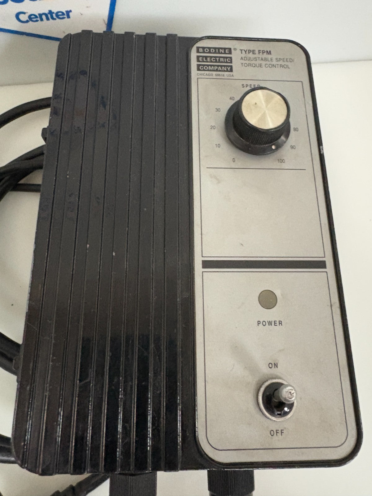 BODINE DC MOTOR CONTROL FPM S351