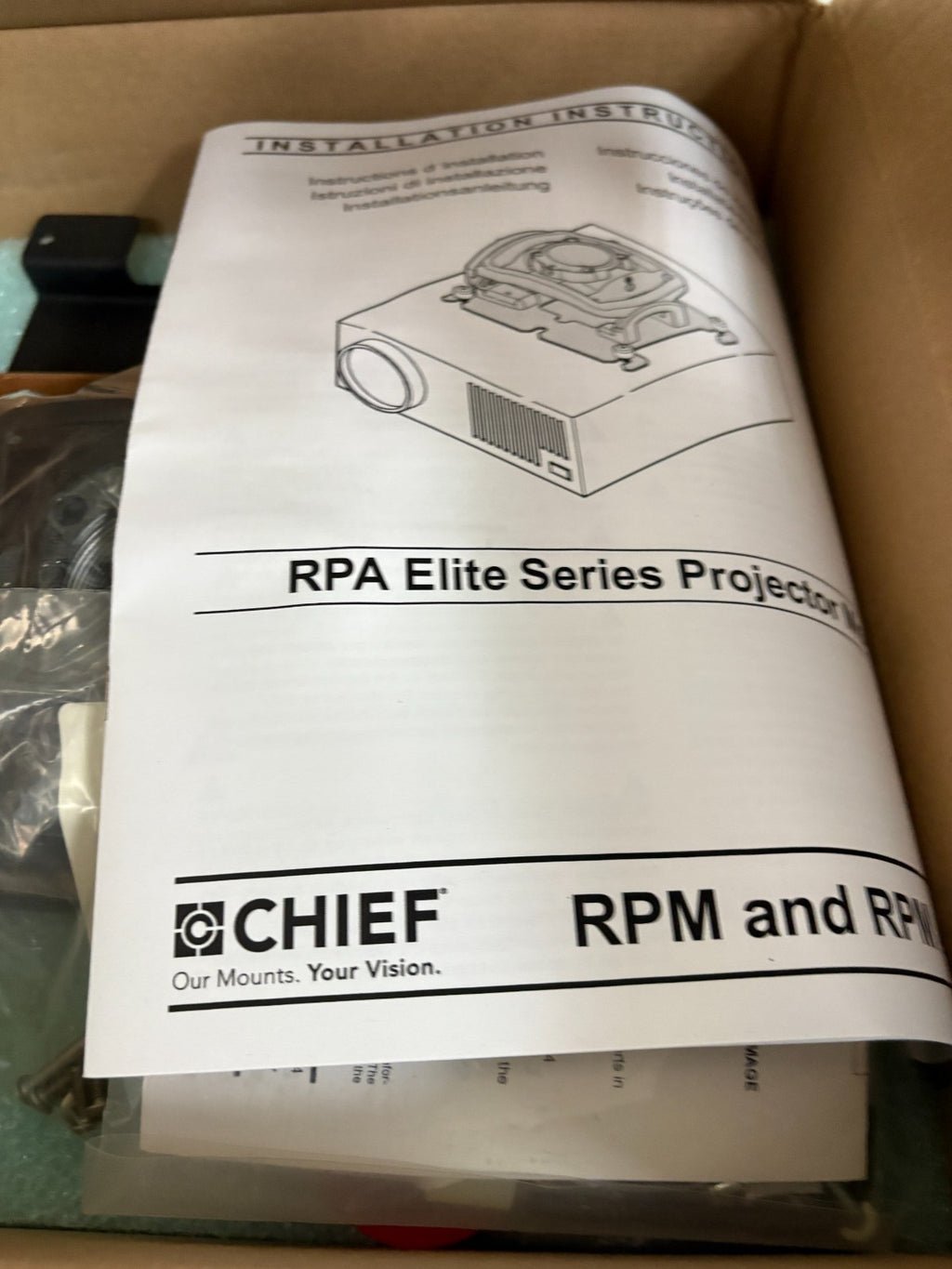 CHIEF PROJECTOR CEILING MOUNT RPM 195