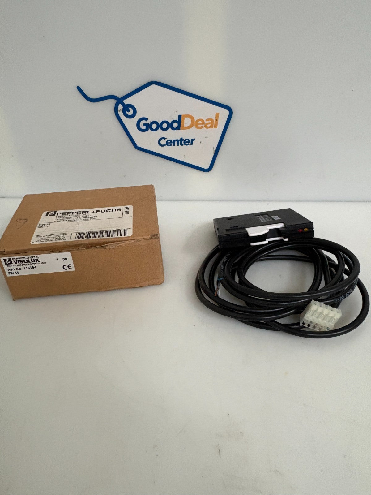 PEPPERL & FUCHS VISOLUX SENSOR 118194 FW 16