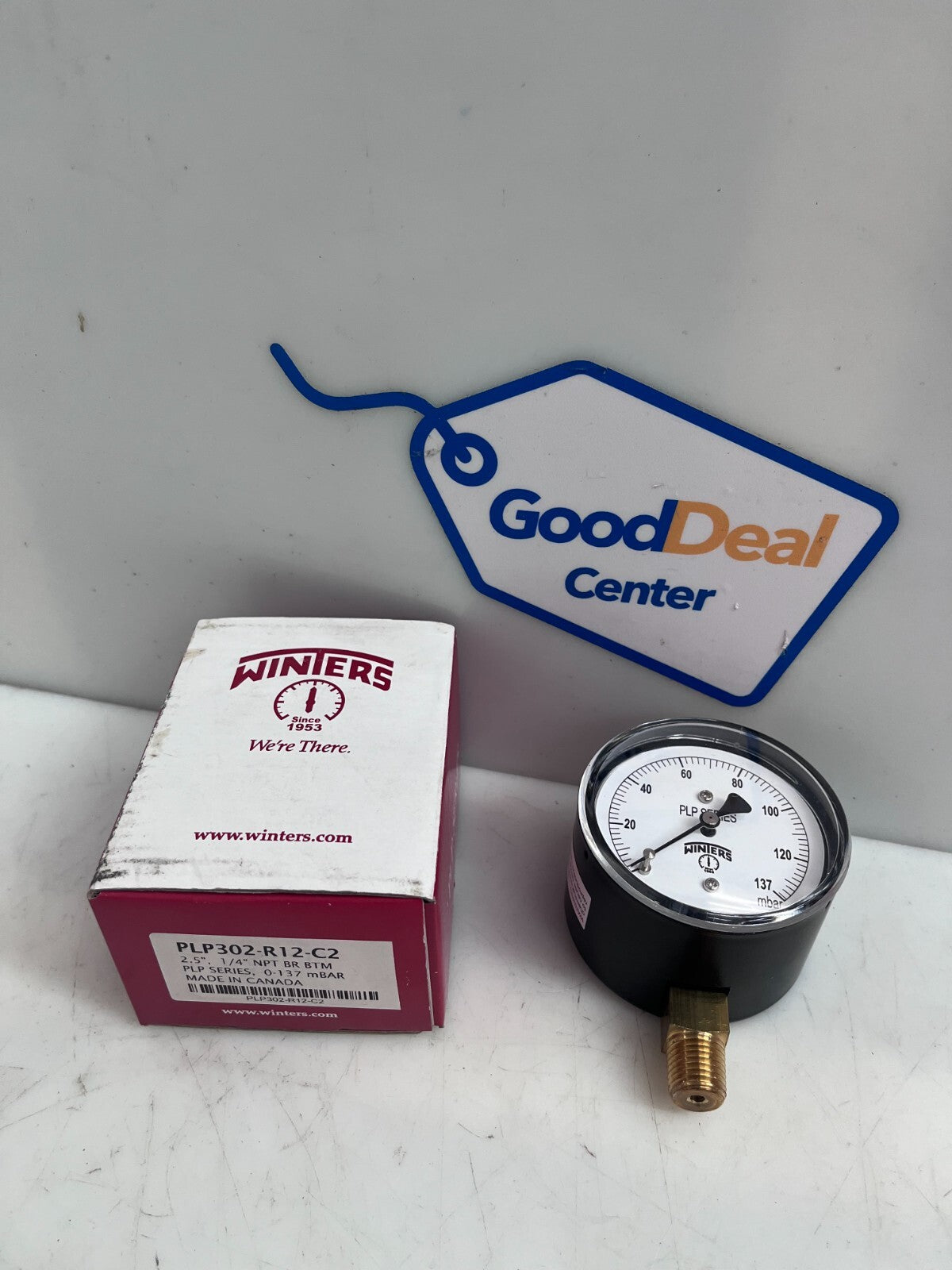 WINTERS   PLP302-R12-C2  Pressure Gauge