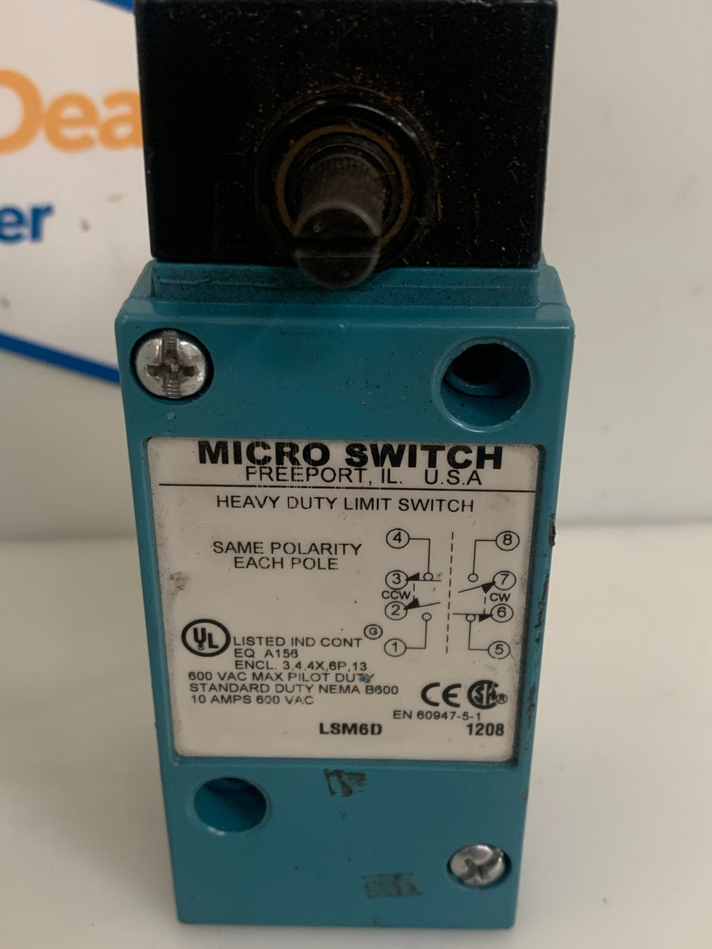 HONEYWELL MICRO SWITCH HEAVY DUTY LIMIT SWITCH #LSM6D1