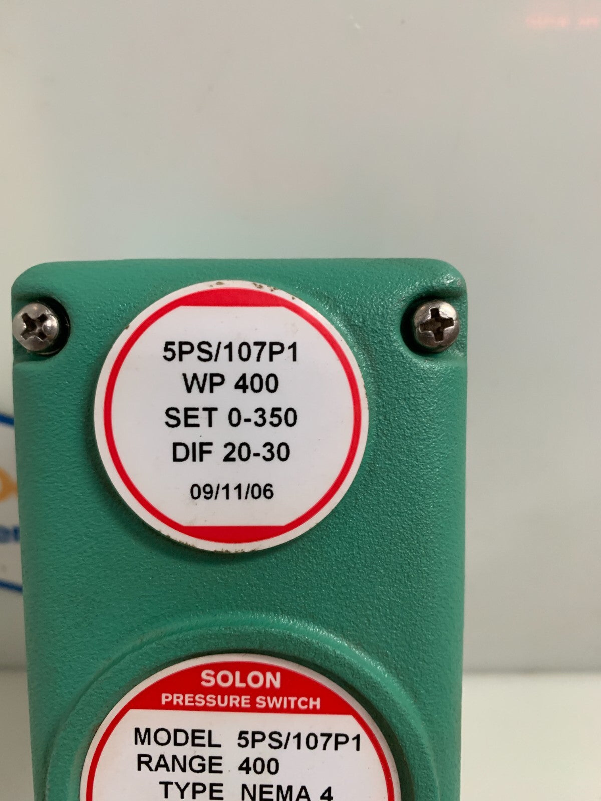 SOLON PRESSURE SWITCH 5PS/107P1 NEW IN BOX