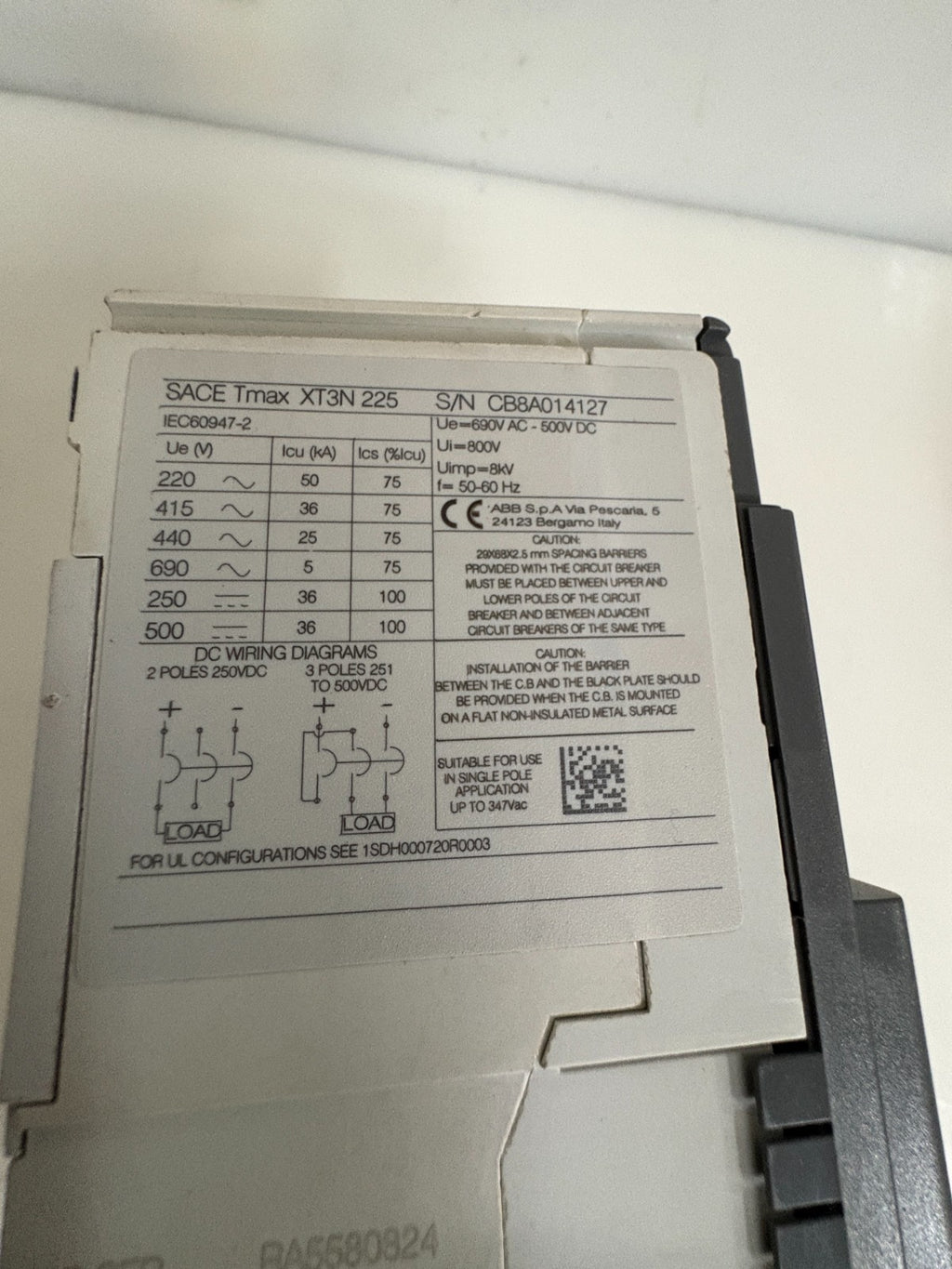 ALLEN BRADLEY SALE TMAX XT3N 225 CIRCUIT BREAKER2