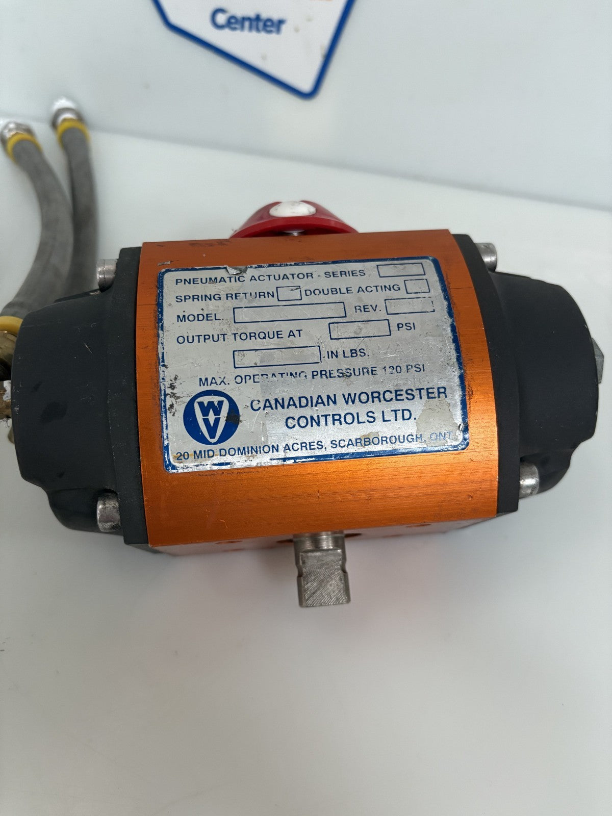 WORCESTER CONTROLS PNEUMATIC ACTUATOR #10-39R-N