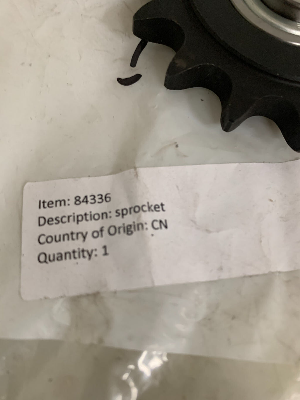 DOUGLAS MACHINERY BEARING SPROCKET 84366