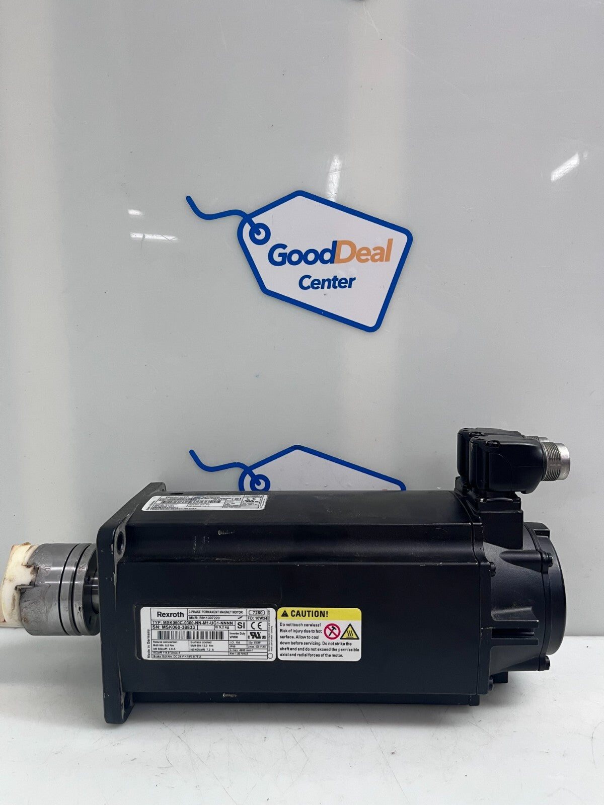 REXROTH R911307220  3-Phase Permanent Magnet Motor MSK060C-0300-NN-M1-UG1-NNNN