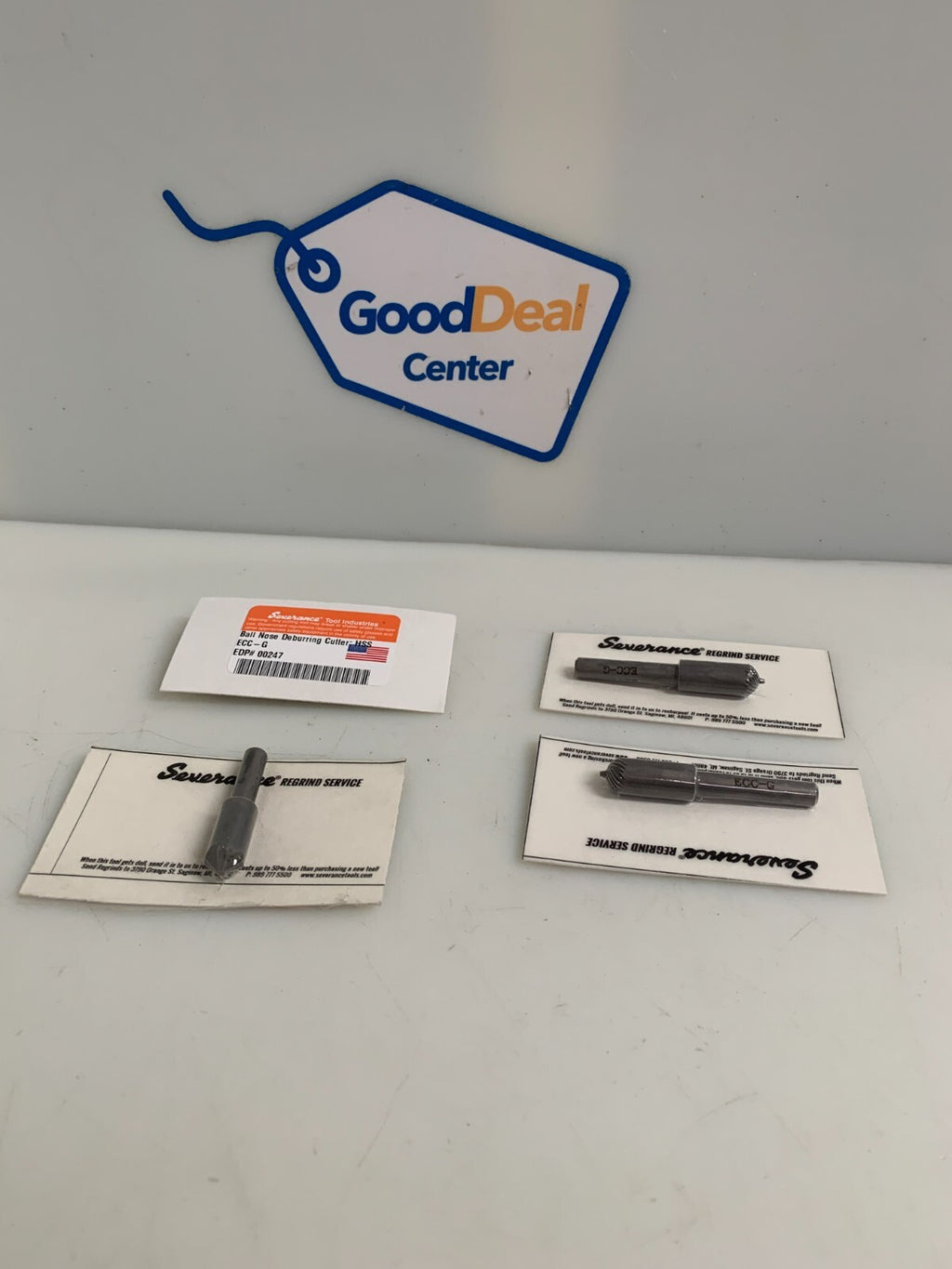 SEVERANCE BALL NOSE DEBURRING CUTTER ECC-G LOT OF 3 W/ FREE ES-3/8-50