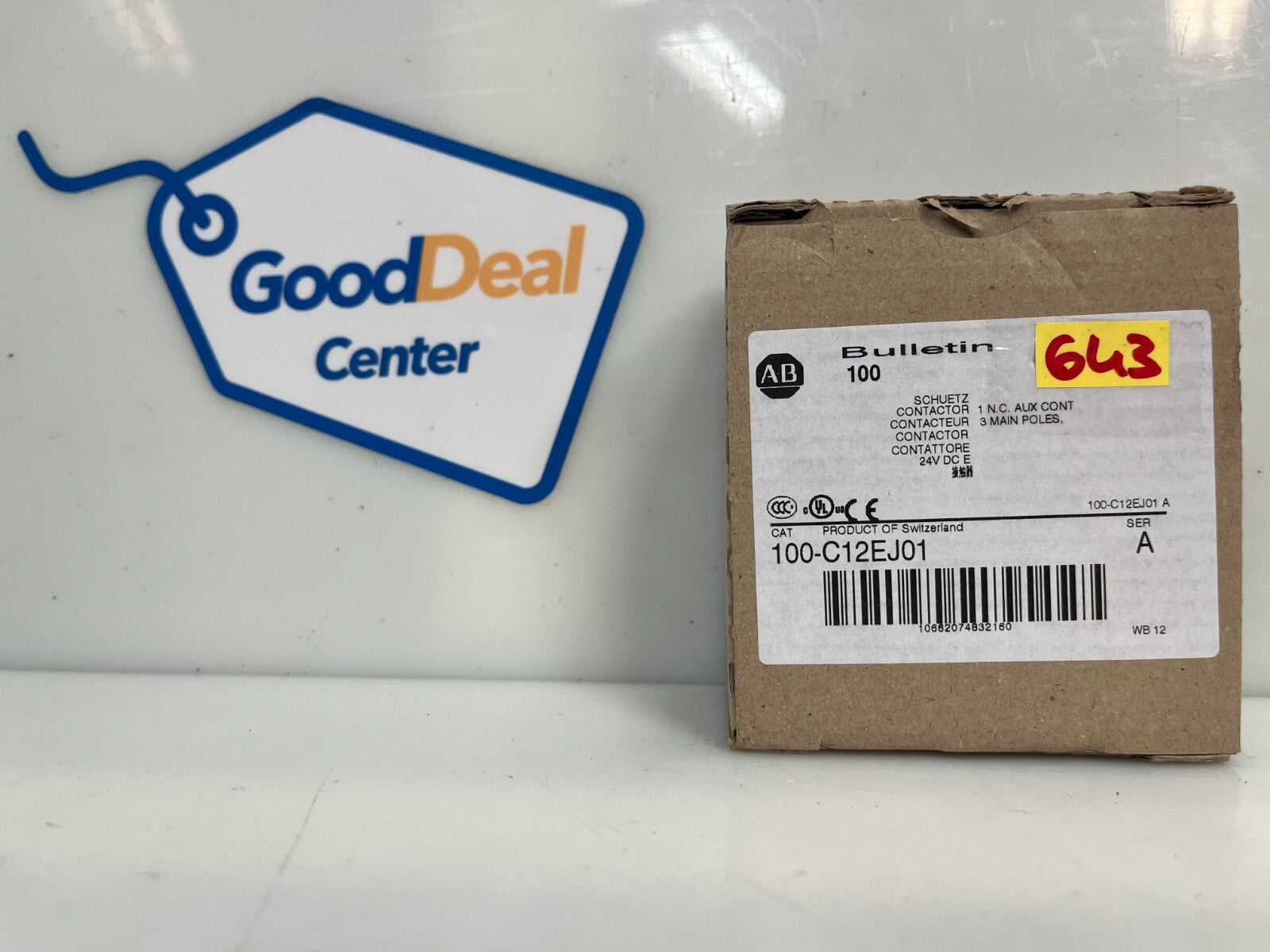 Allen-Bradley Bulletin 100 100-C12EJ01 Contactor