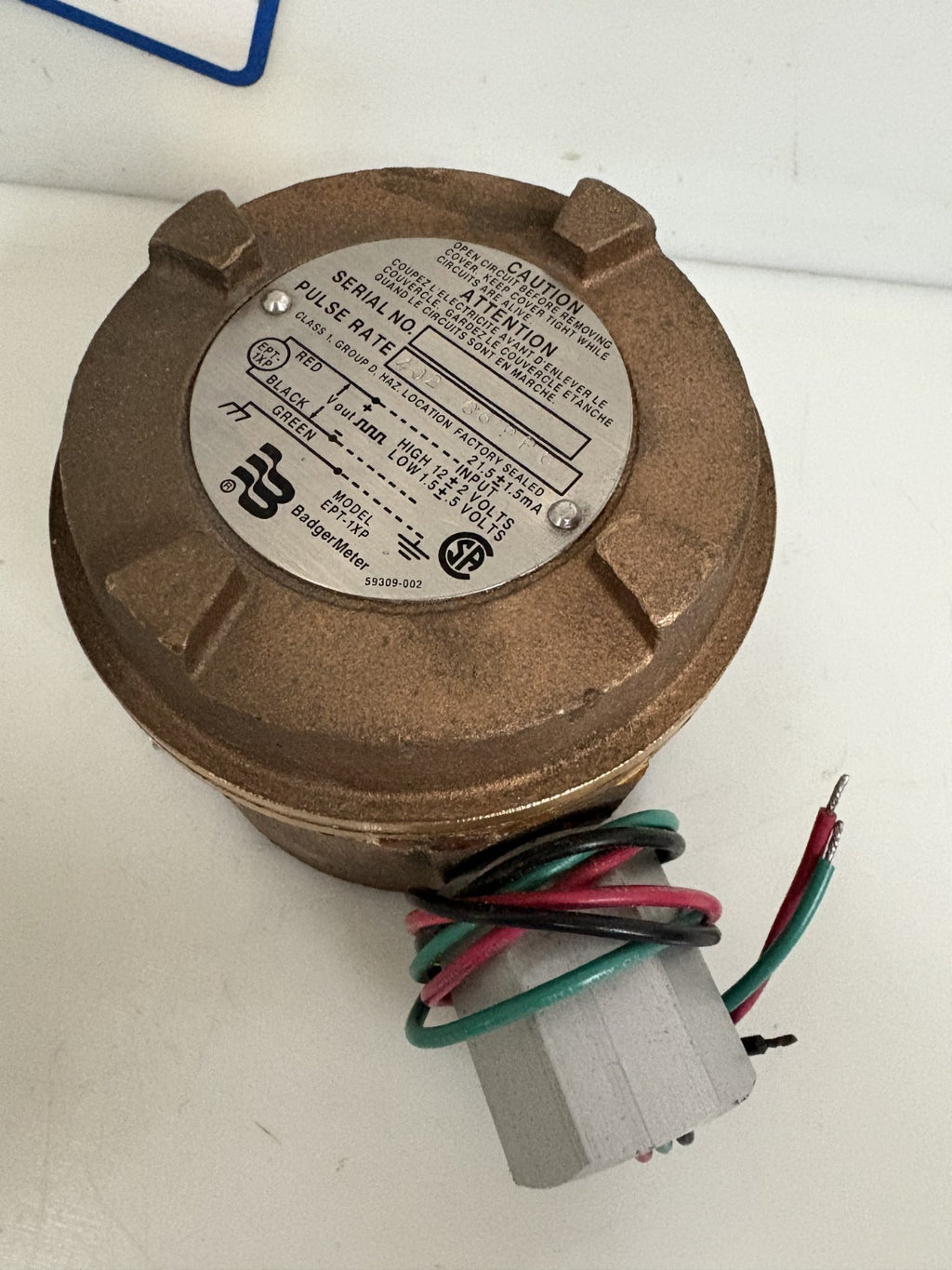BADGER METER EPT-1XP