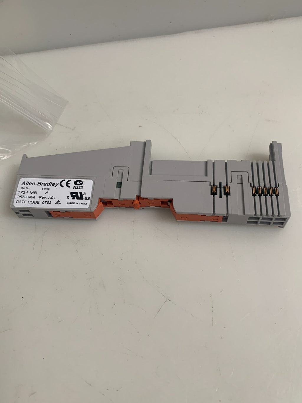 LOT OF 3 ALLEN BRADLEY INPUT MODULE 1734-MB A W/ 1734 RTBS TERMINAL BASE (USED)