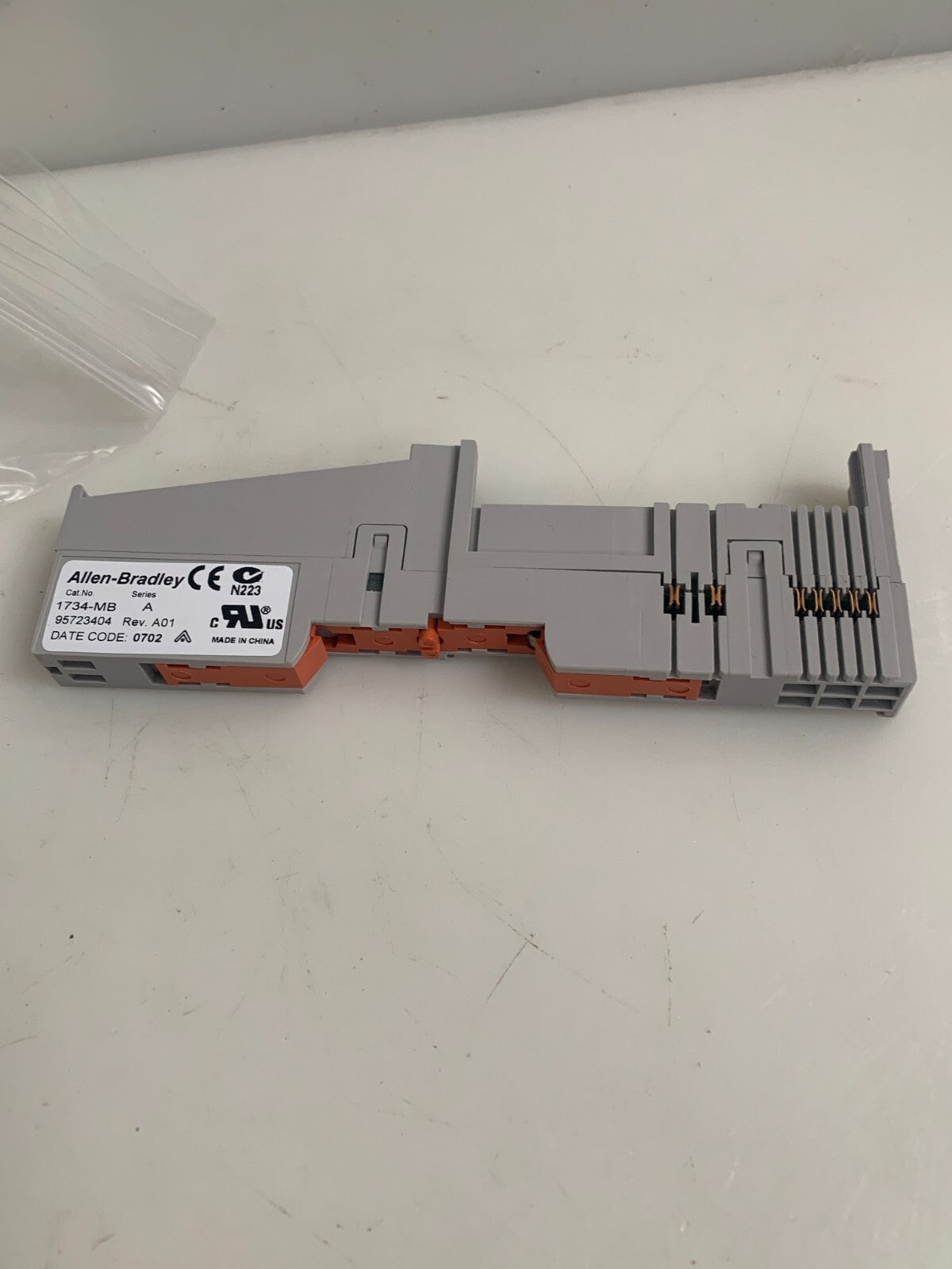 LOT OF 3 ALLEN BRADLEY INPUT MODULE 1734-MB A W/ 1734 RTBS TERMINAL BASE (USED)