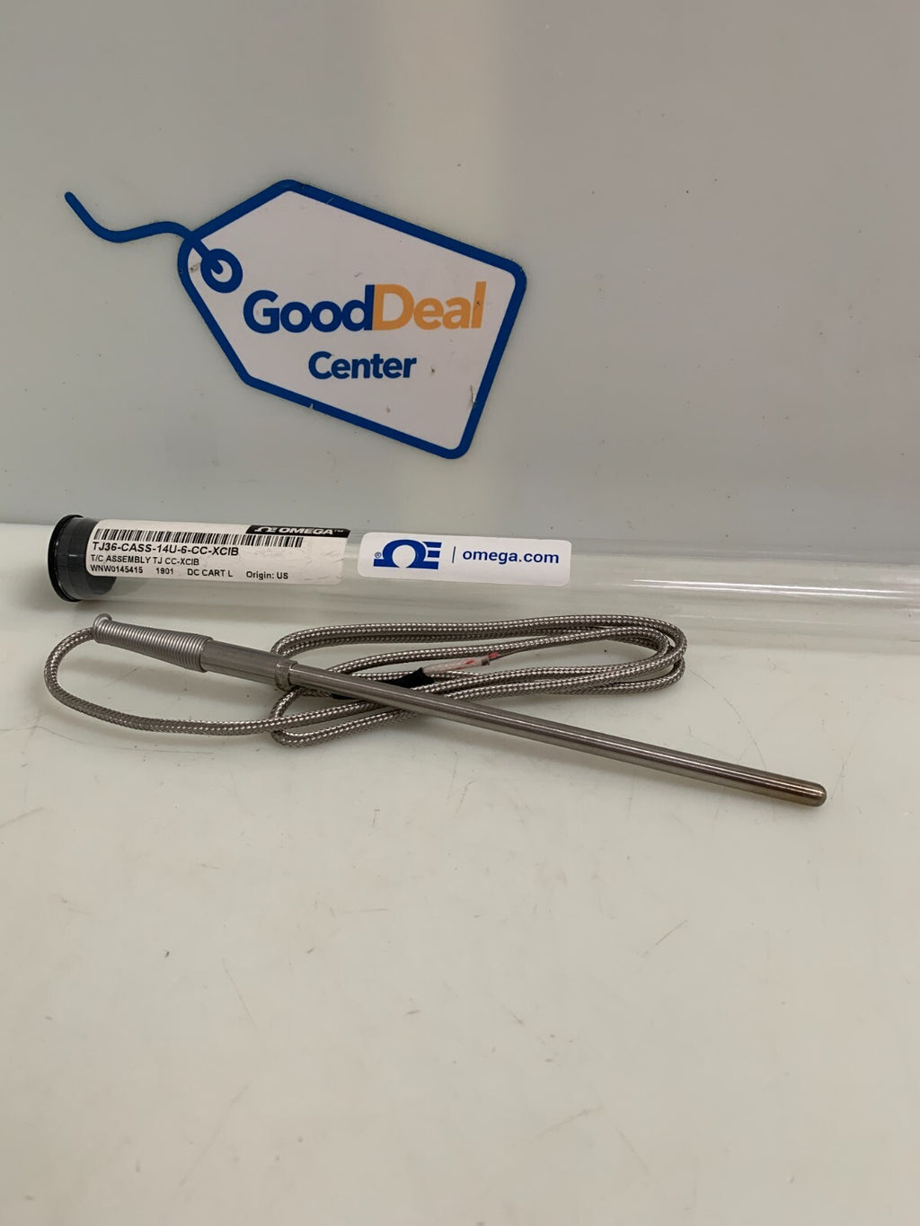 OMEGA TEMPERATURE PROBE TJ36-CASS-1UU-6-CC-XCIB