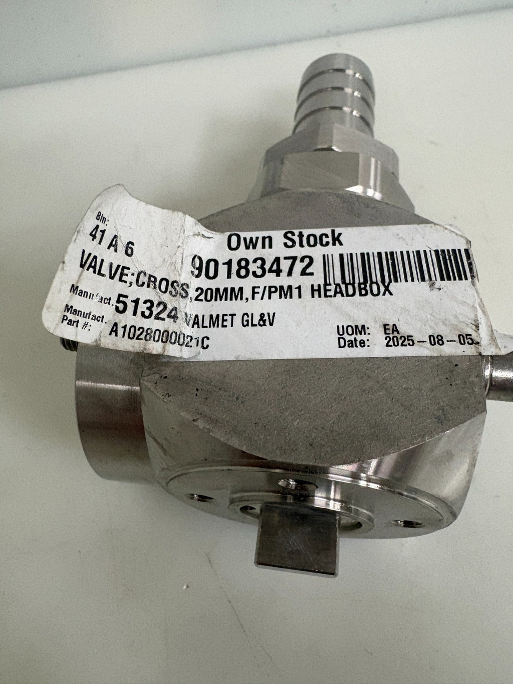 VALMET DILUTION VALVE A 10 28-00-0021C