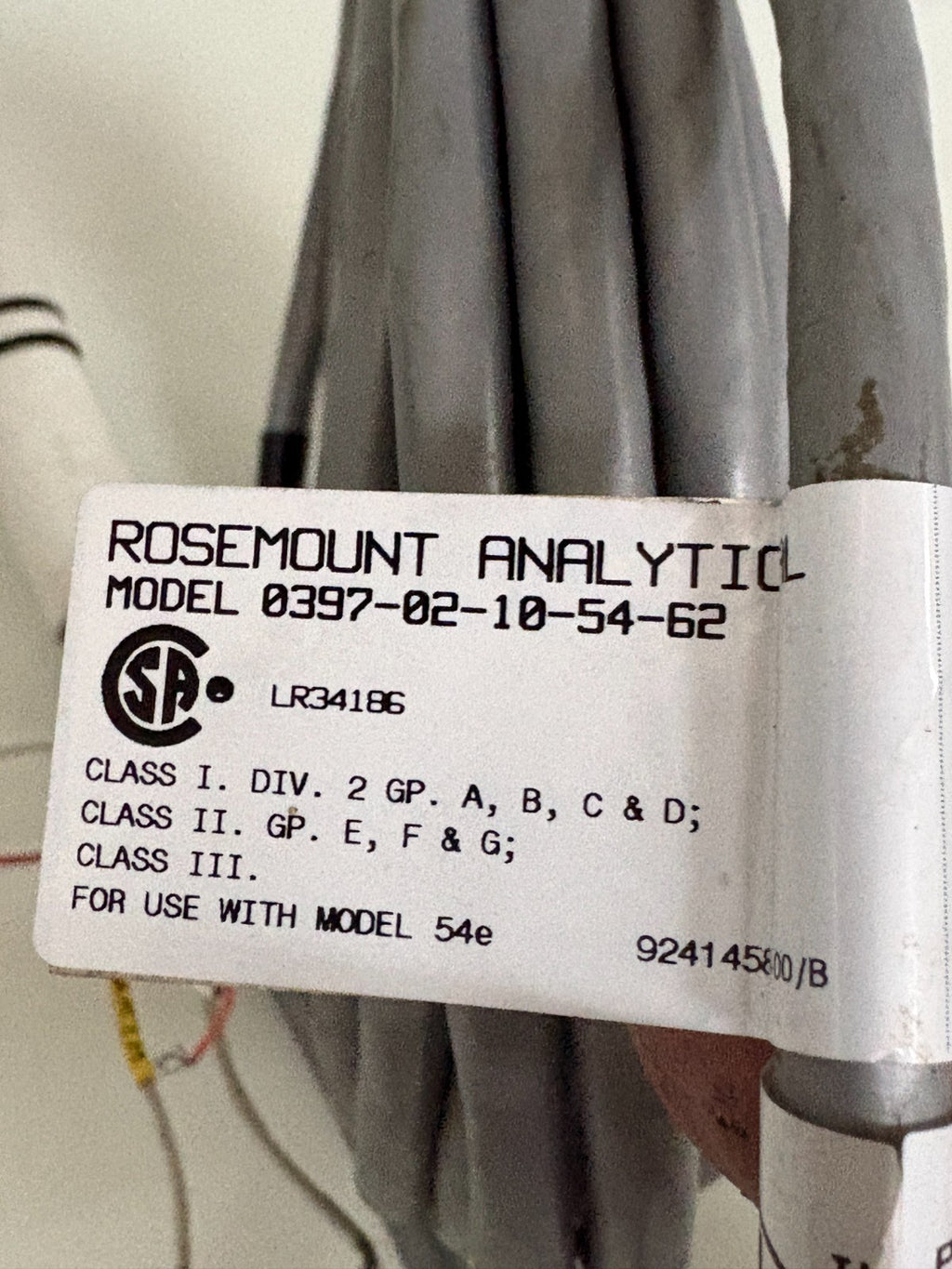 EMERSON ROSEMOUNT PH TRANSMITTER FOR 54E 397-02-10-54-62 W/ 8397-82-10-54-62