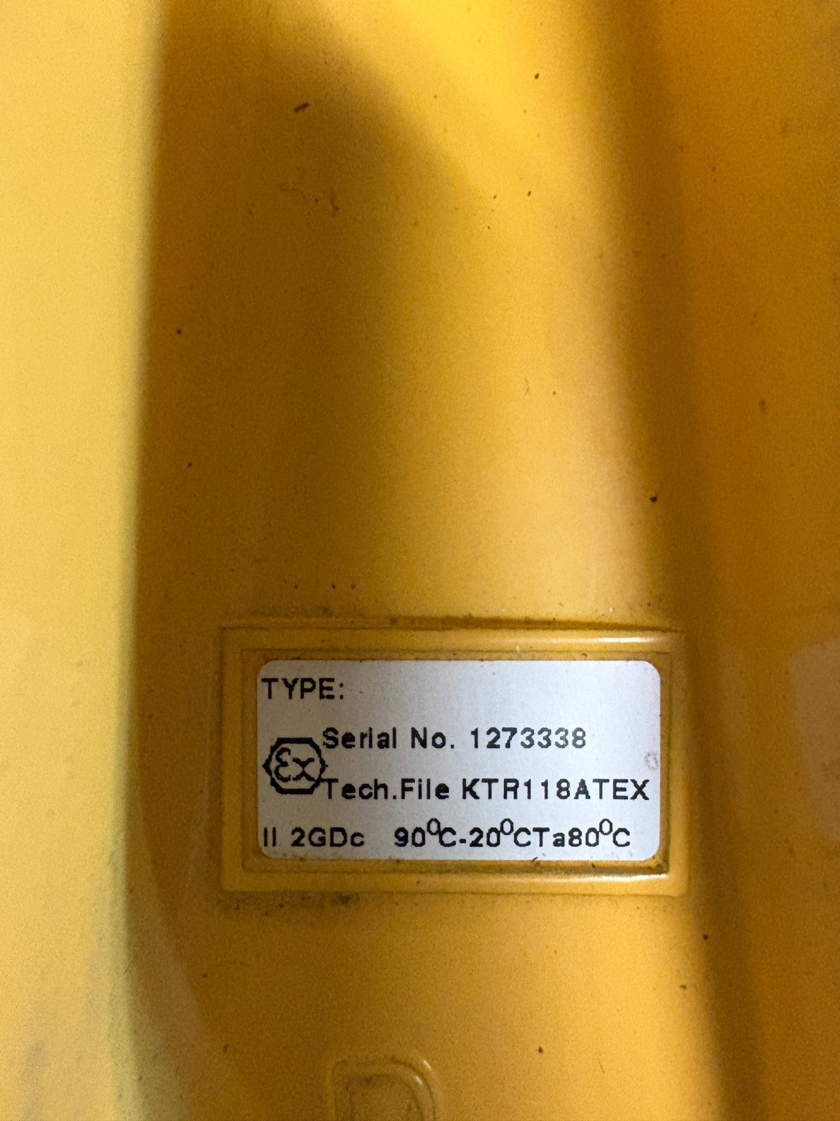 KENETROL SPRING RETURN ACTUATOR KTR118ATEX