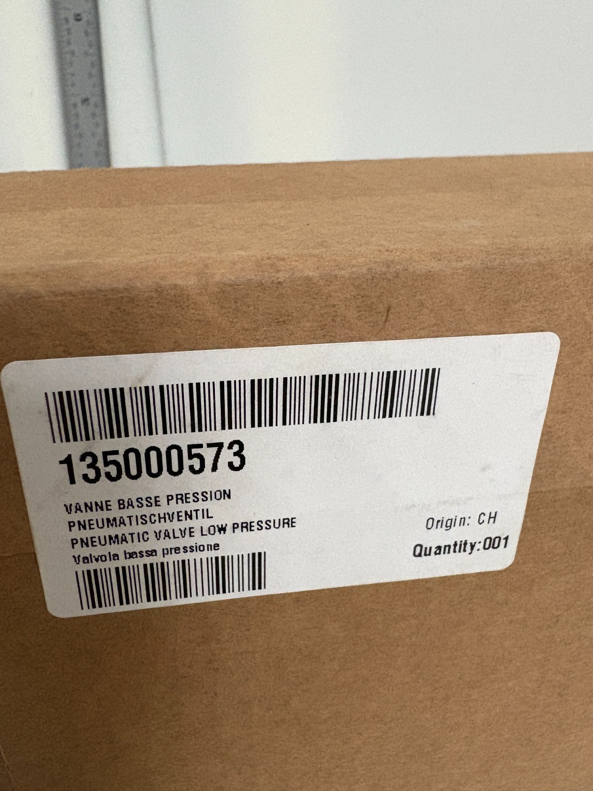 LOW PRESSURE PNEUMATIC VALVE 135000573