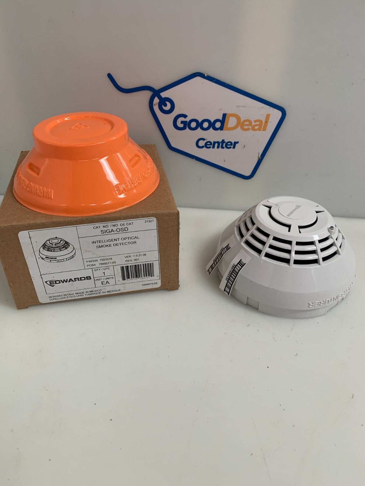 EDWARDS OPTICAL SMOKE DETECTOR SIGA-OSD0