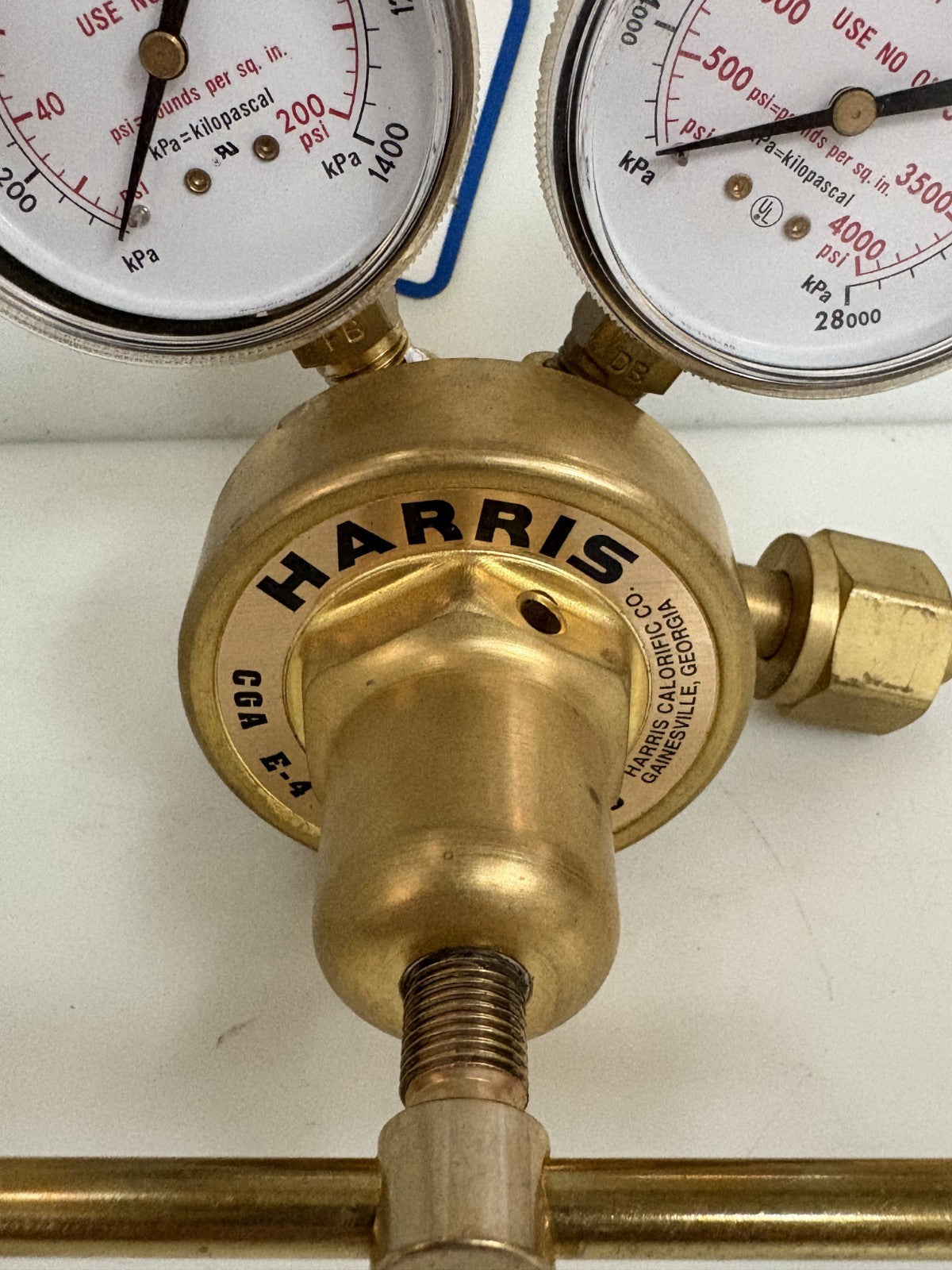HARRIS GAS GAUGE WITH REGULATOR VALVE MODEL 425-1251