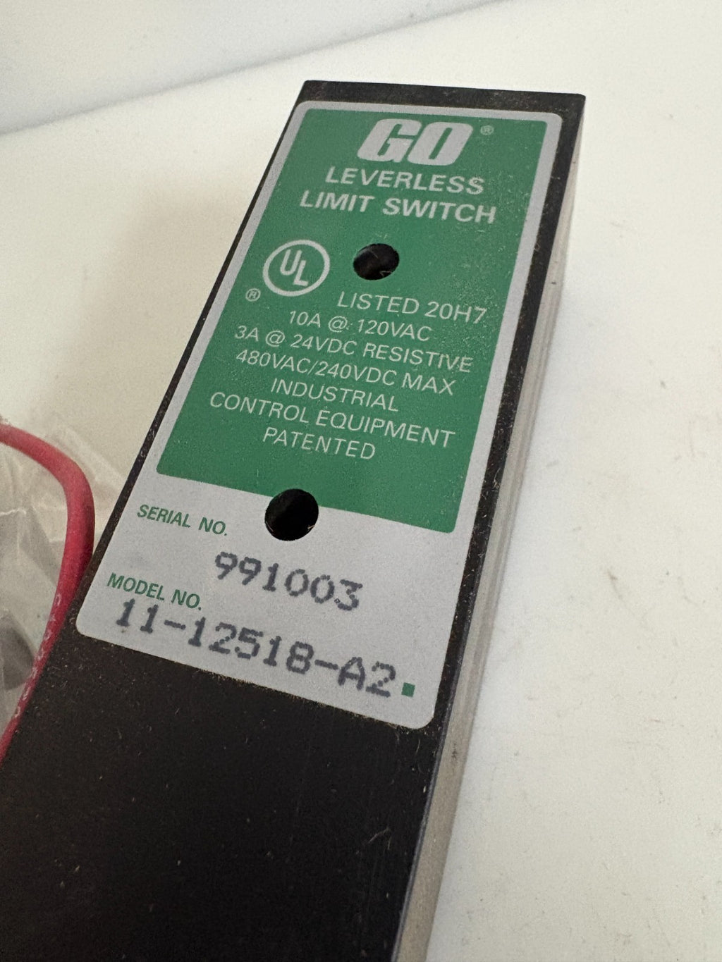 GO LEVERLESS LIMIT SWITCH #11-12518-A21