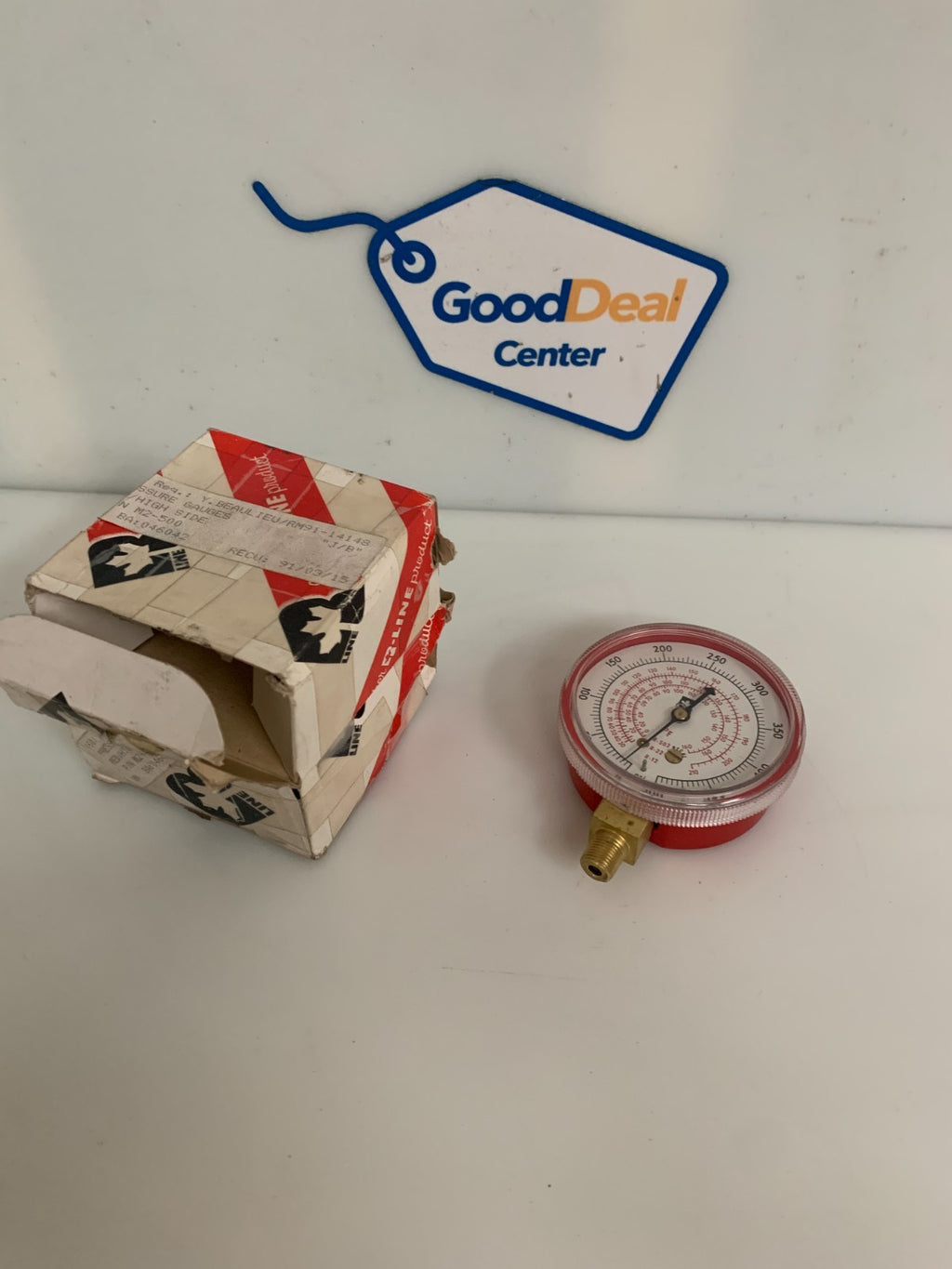 LOT OF 2 REDLINE PRESSURE GAUGE 04-R2-500