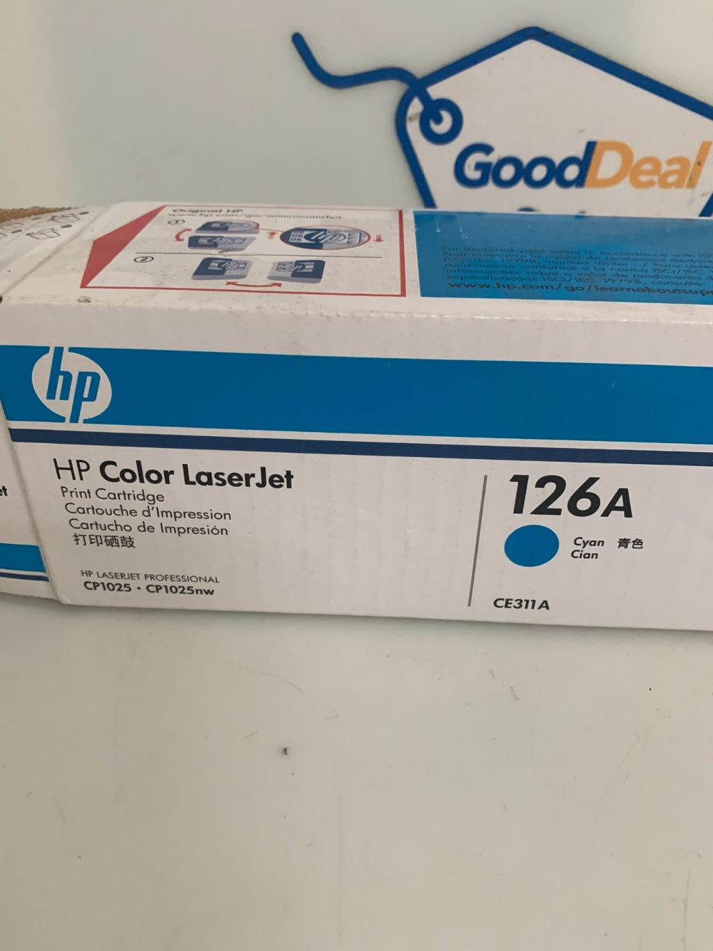 HP CYAN LASER JET CARTRIDGE 126 A