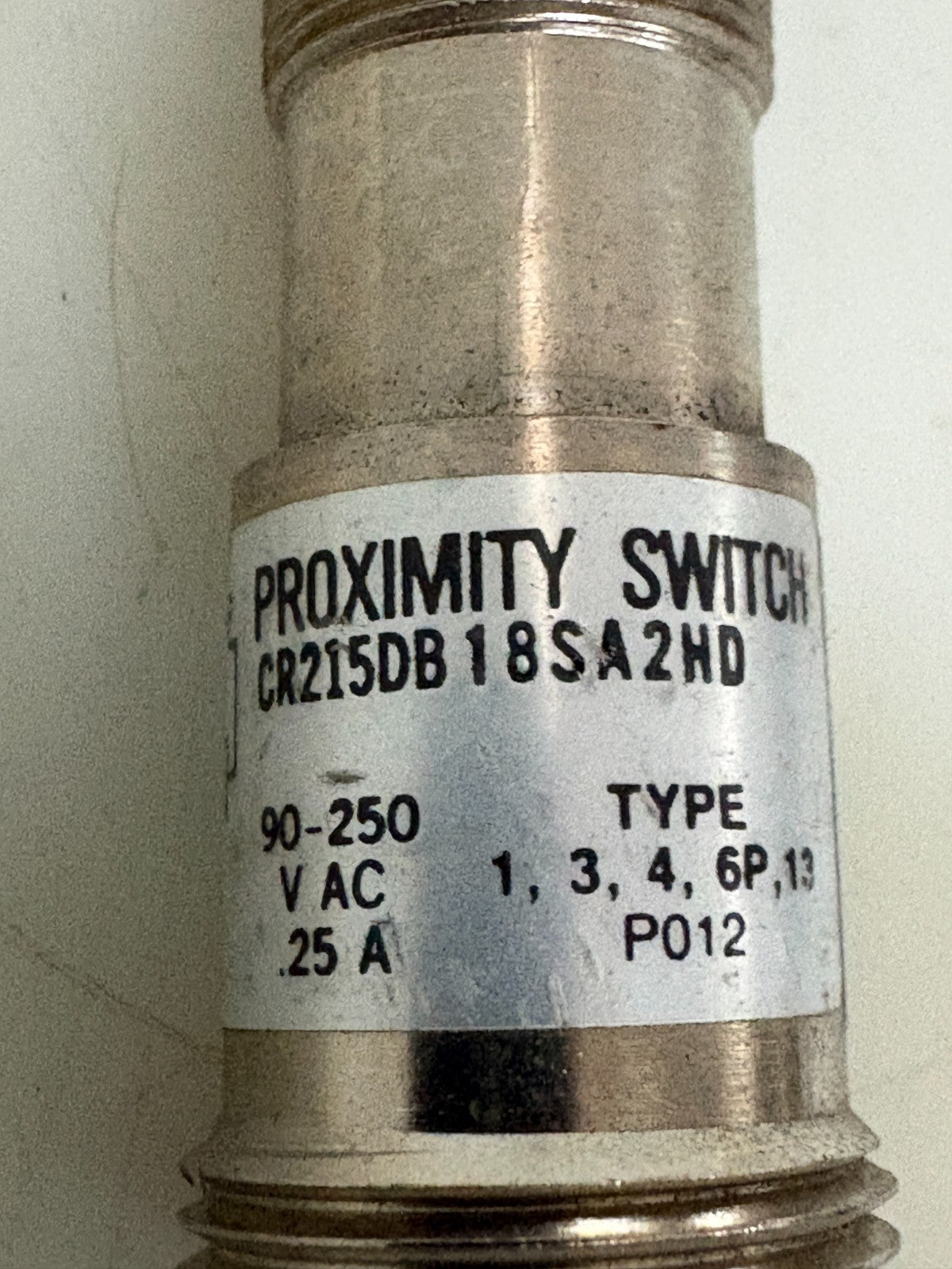 GENERAL ELECTRIC SENSOR CR2515DB 18SA2HD 4