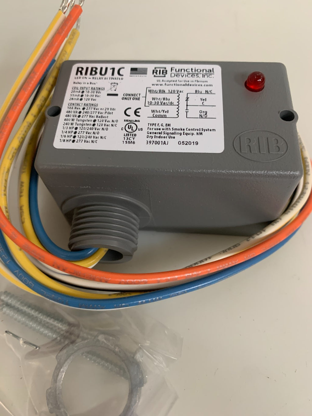 FUNCTIONAL DEVICES ENCLOSED RELAY RIBI1C